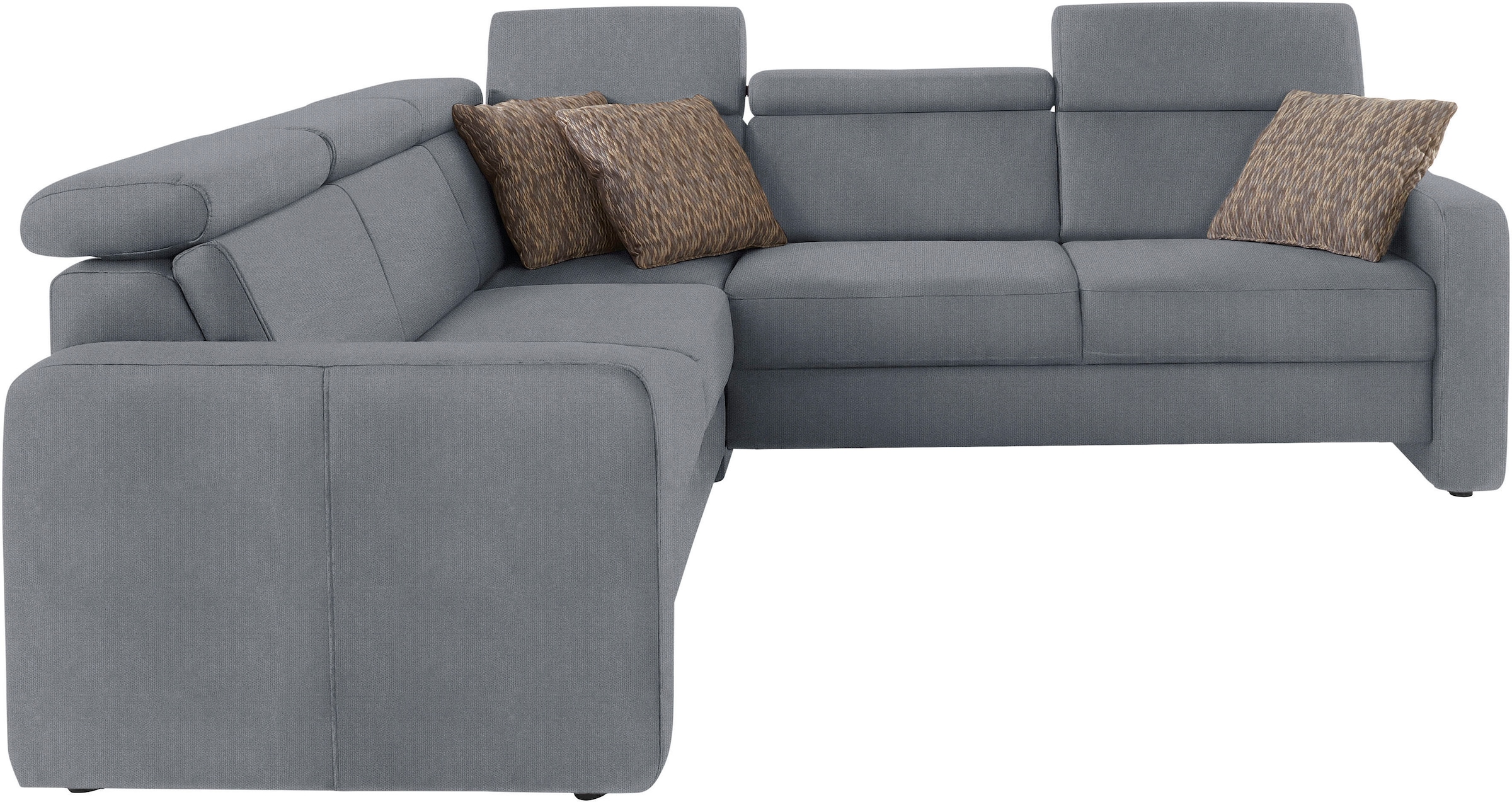 sit&more Ecksofa »Bologna L-Form«, Kopfteilverstellung, wahlweise mit Bettfunktion und Schubkasten