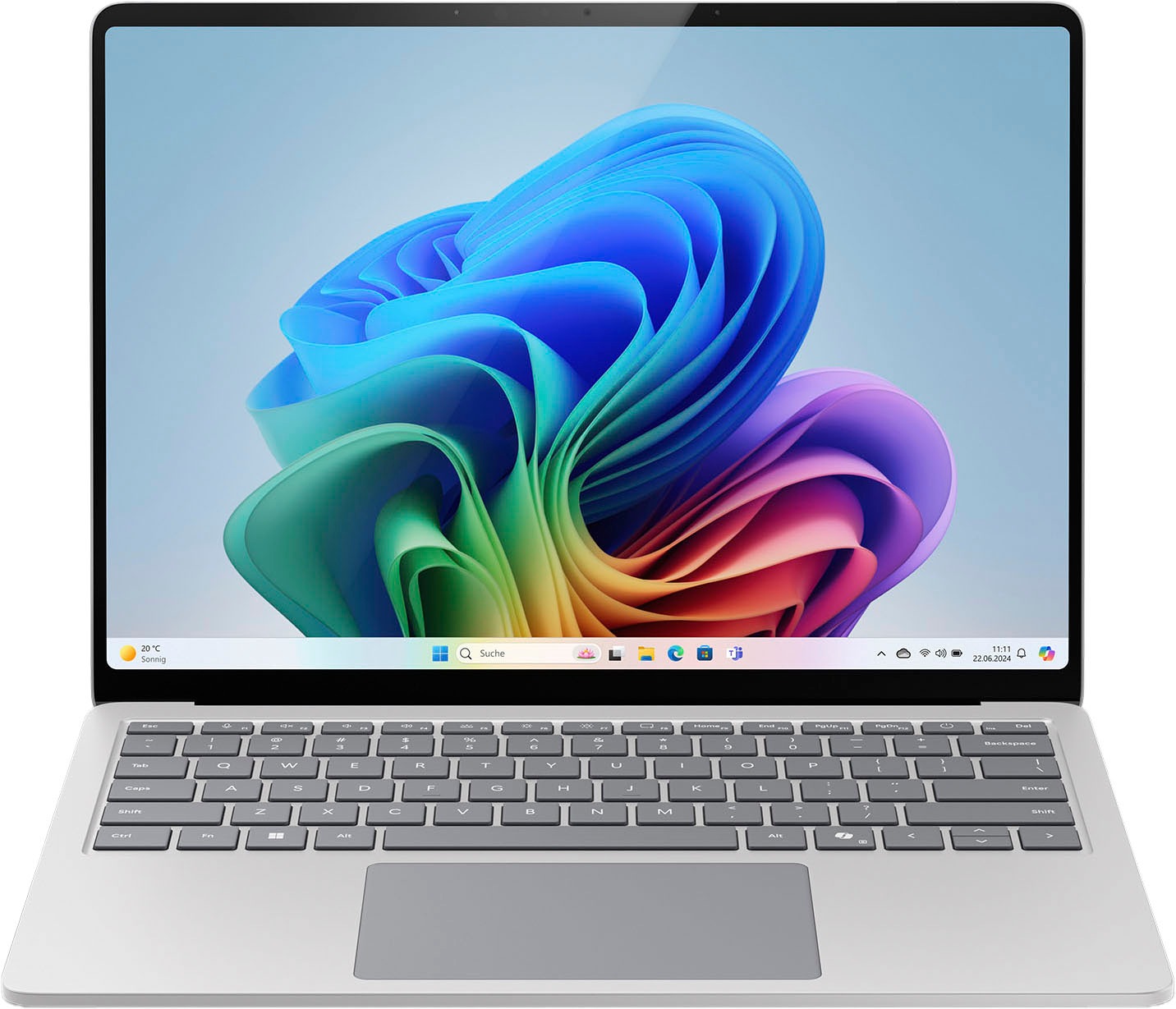 MICROSOFT Notebook »Surface Laptop, Copilot+ PC, 15" Touch-Display, 16 GB RAM, 7. Edition« 38, 1 cm / 15 ′′ Snapdragon X Elite Adreno 256 GB SSD...