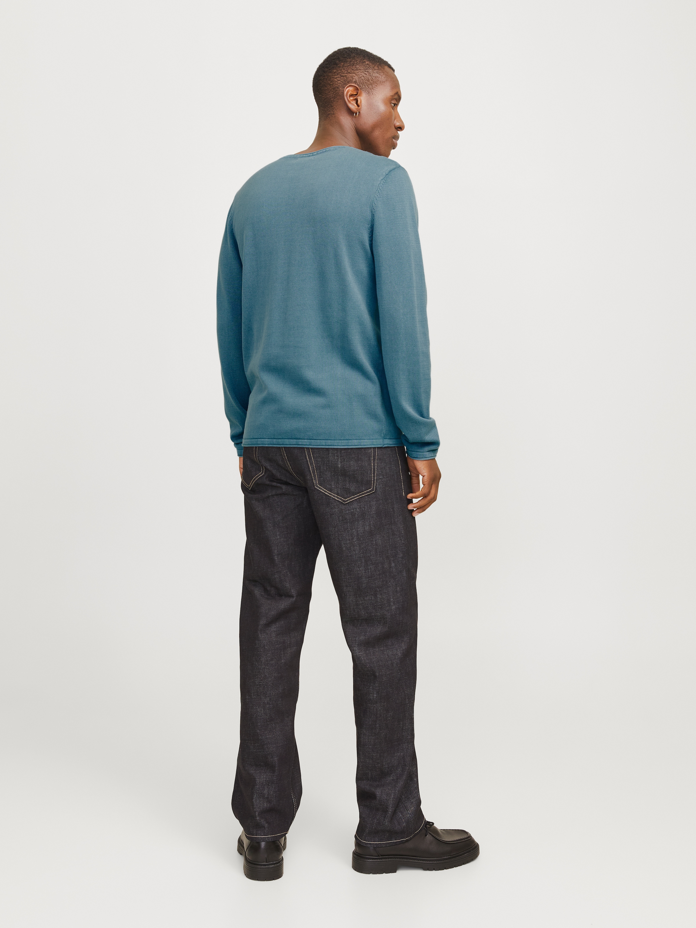 Jack & Jones Strickpullover »JJELEO KNIT CREW NECK NOOS«, mit Rundhalsausschnitt