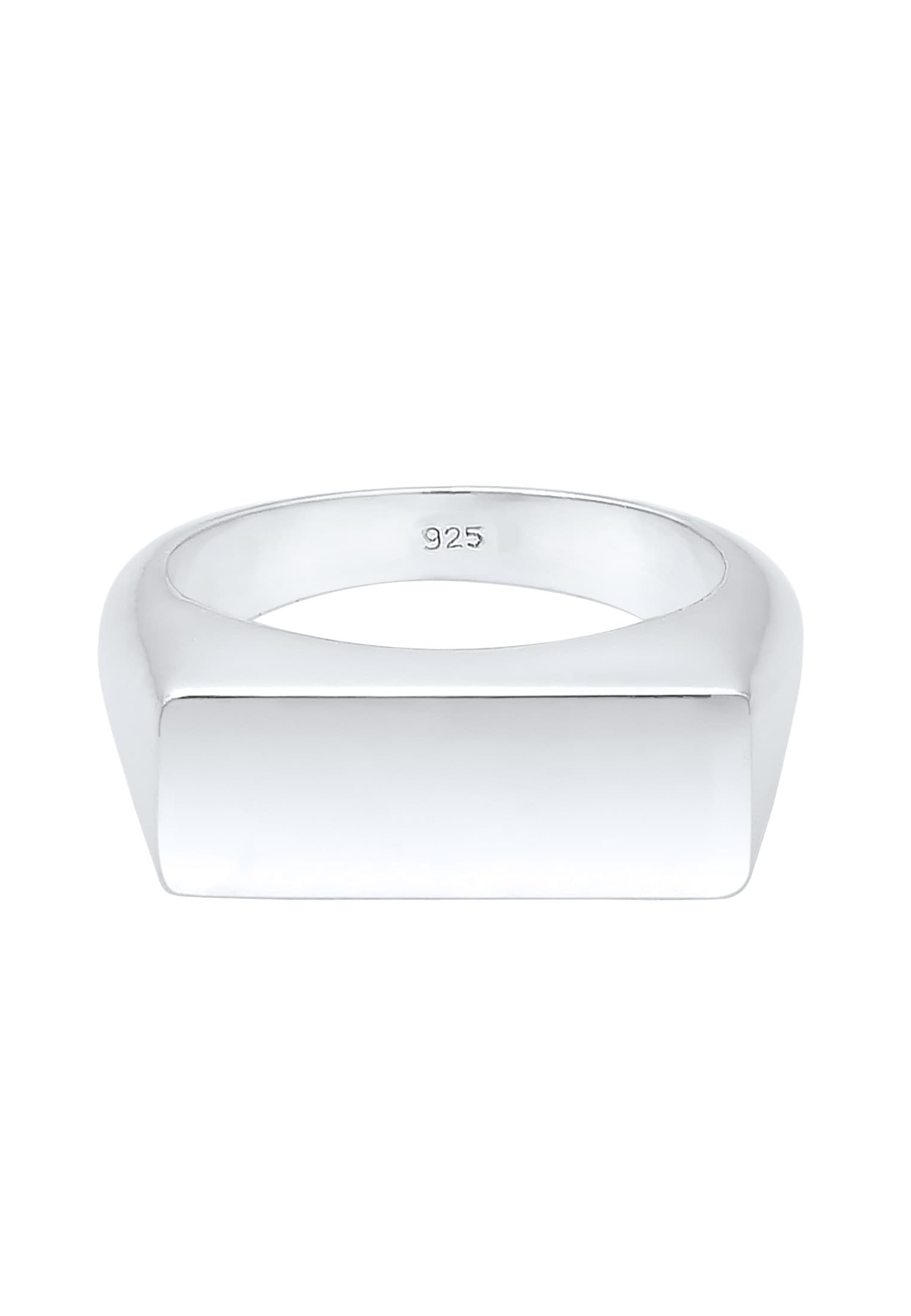 Elli Siegelring »Siegelring Glanz Schlicht Trend 925 Silber«