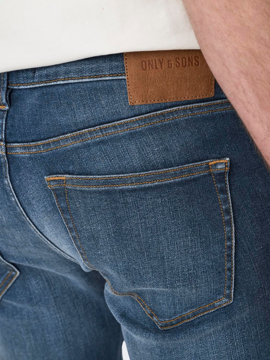 ONLY & SONS Slim-fit-Jeans »OS ONSLOOM SLIM BLUE GREY 40«, mit Destroyed Effekt