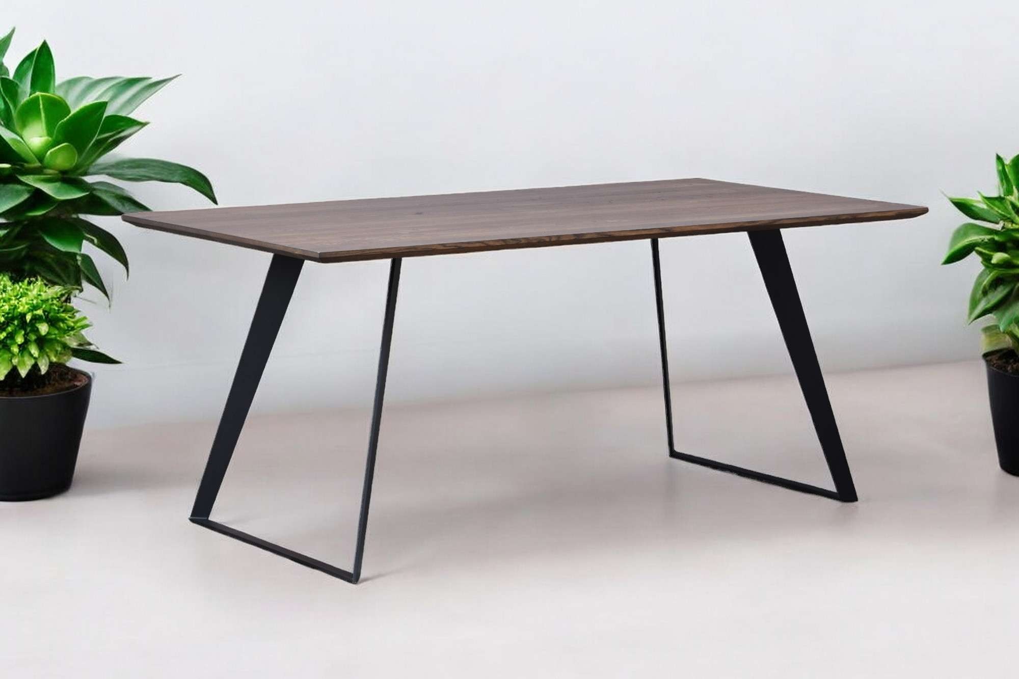 Home affaire Esstisch »Talwiese Küchentisch, U-Form Metallgestell, Wildeich günstig online kaufen