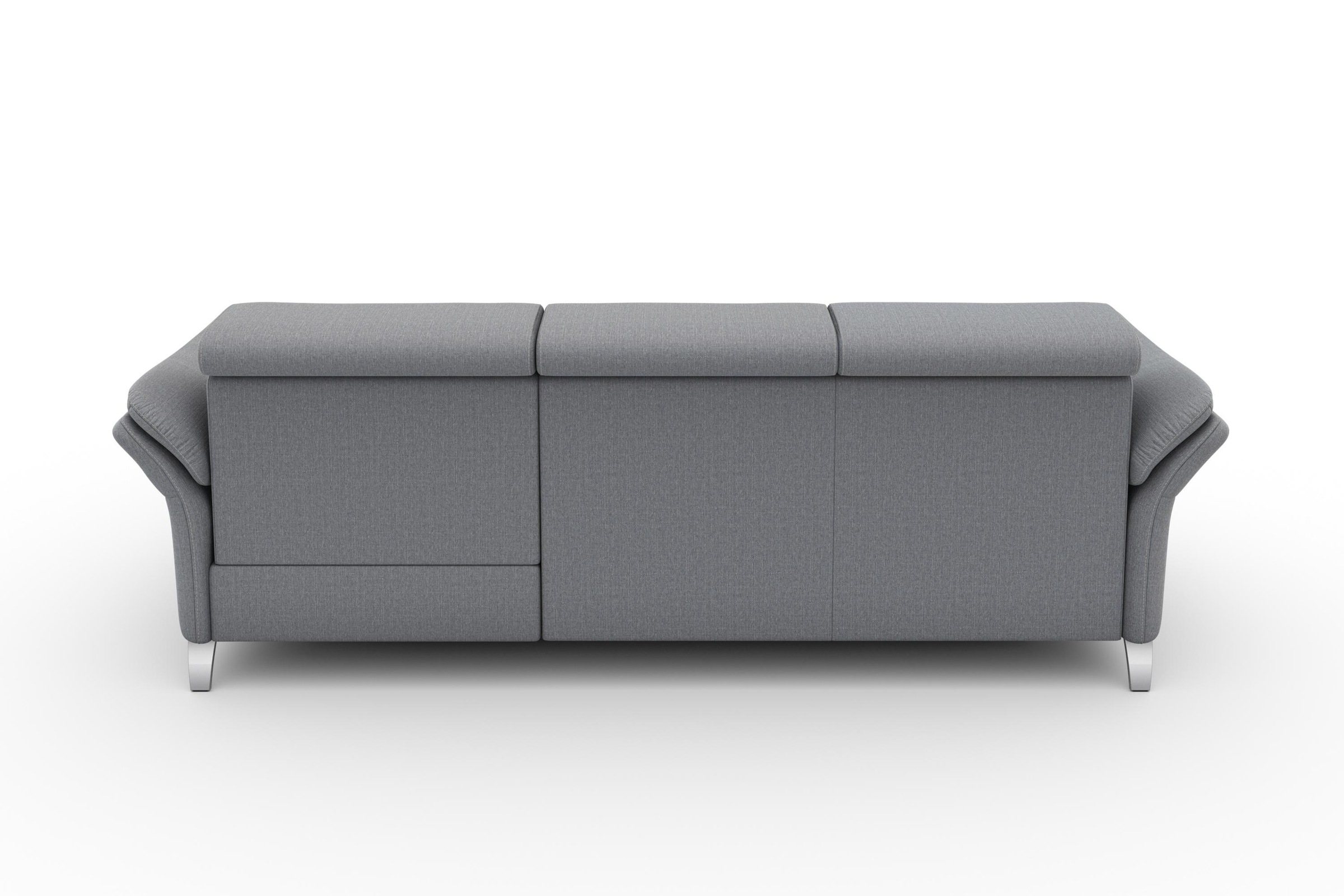 sit&more Ecksofa »Vincenzo L-Form«, inklusive Kopfteilverstellung, wahlweise mit Bettfunktion, Bettkasten