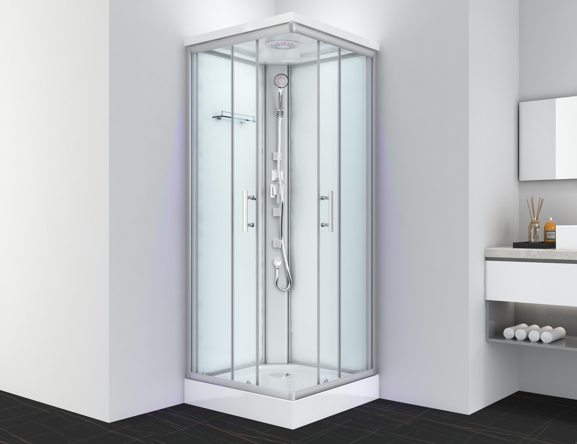 Sanotechnik Komplettdusche »One«, Höhe: 215cm