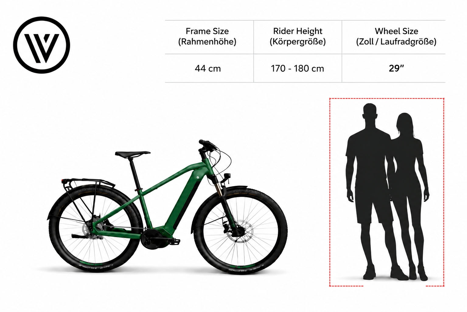 WANTED »WANTED CORVARA 29 Zoll – Bosch Performance Line CX Motor, RockShox« 10 Gang Shimano DEORE RDM5120 Schaltwerk Kettenschaltung Mittelmotor 250 W