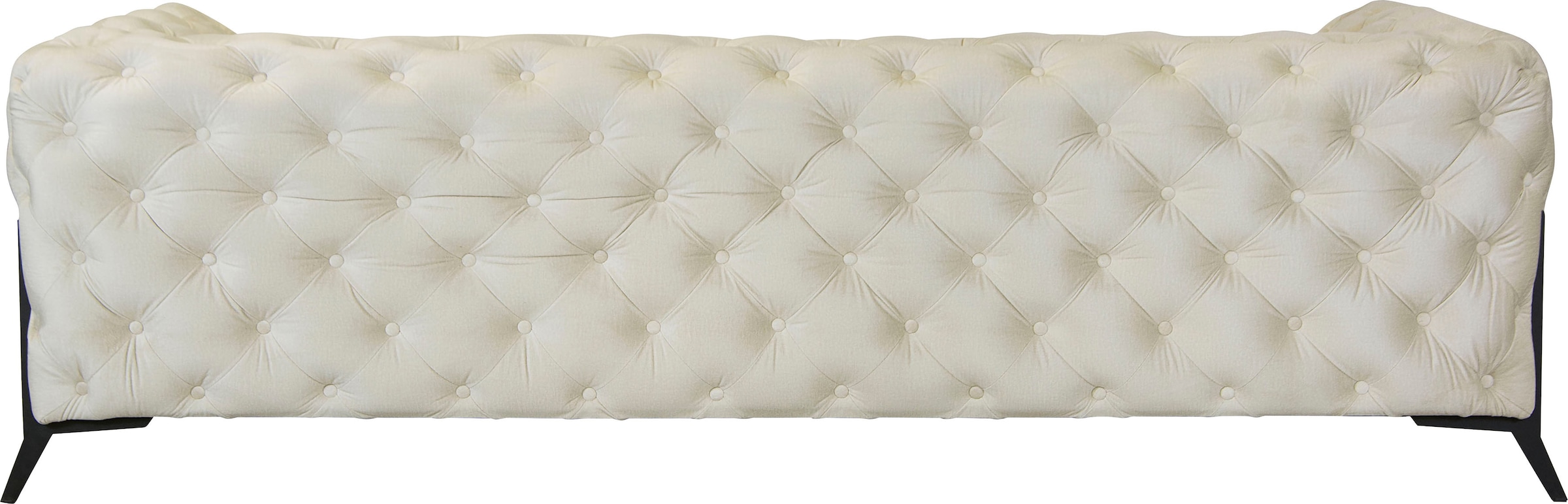Leonique Chesterfield-Sofa »Amaury«, aufwändige Knopfheftung, moderne Chesterfield Optik, Fußfarbe wählbar
