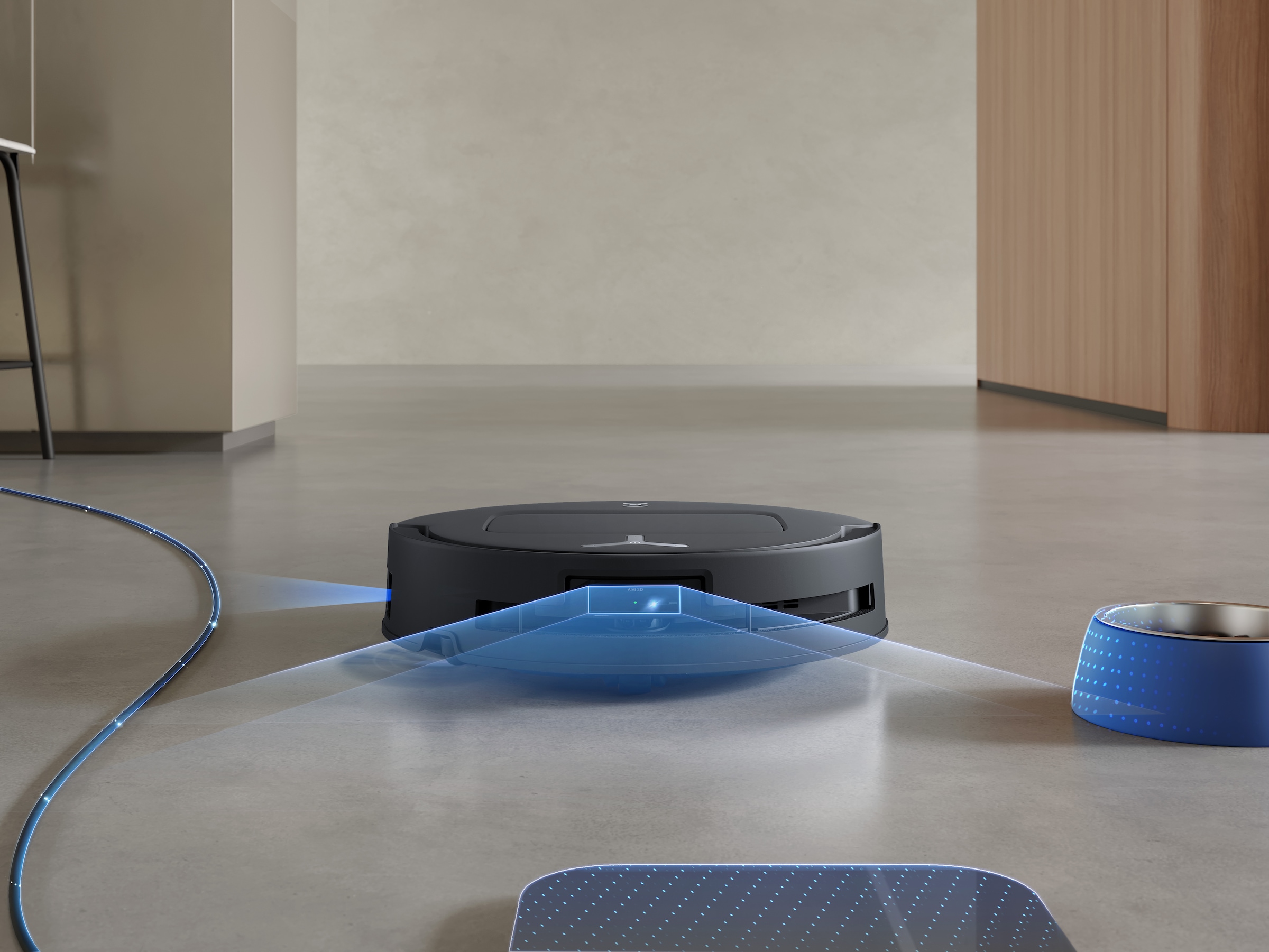 ECOVACS Saugroboter »DEEBOT T80 OMNI«, und Wischroboter mit Absaugstation