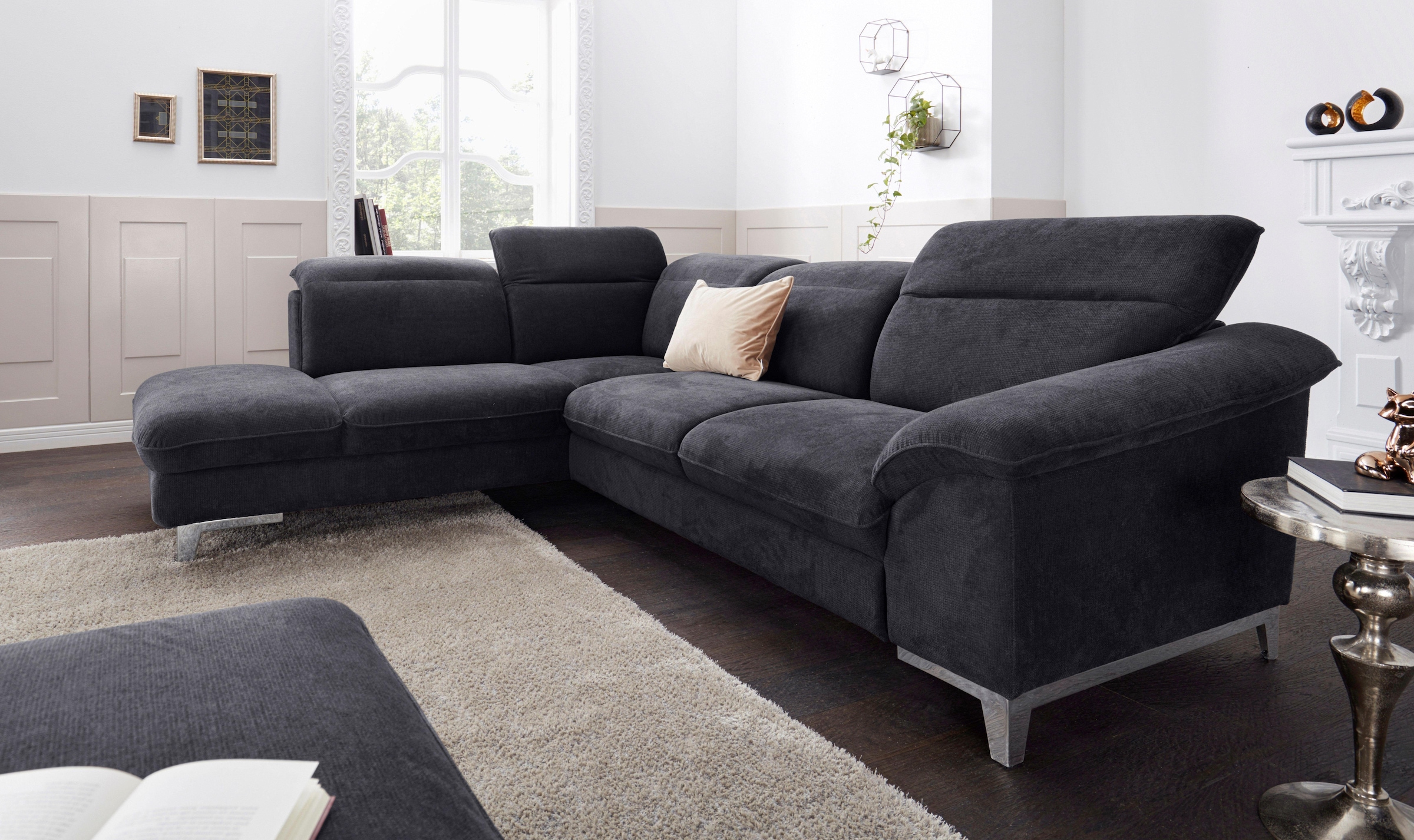 COTTA Polstergarnitur »Teresa L-Form«, (Set), Set bestehend aus: Ecksofa mi günstig online kaufen