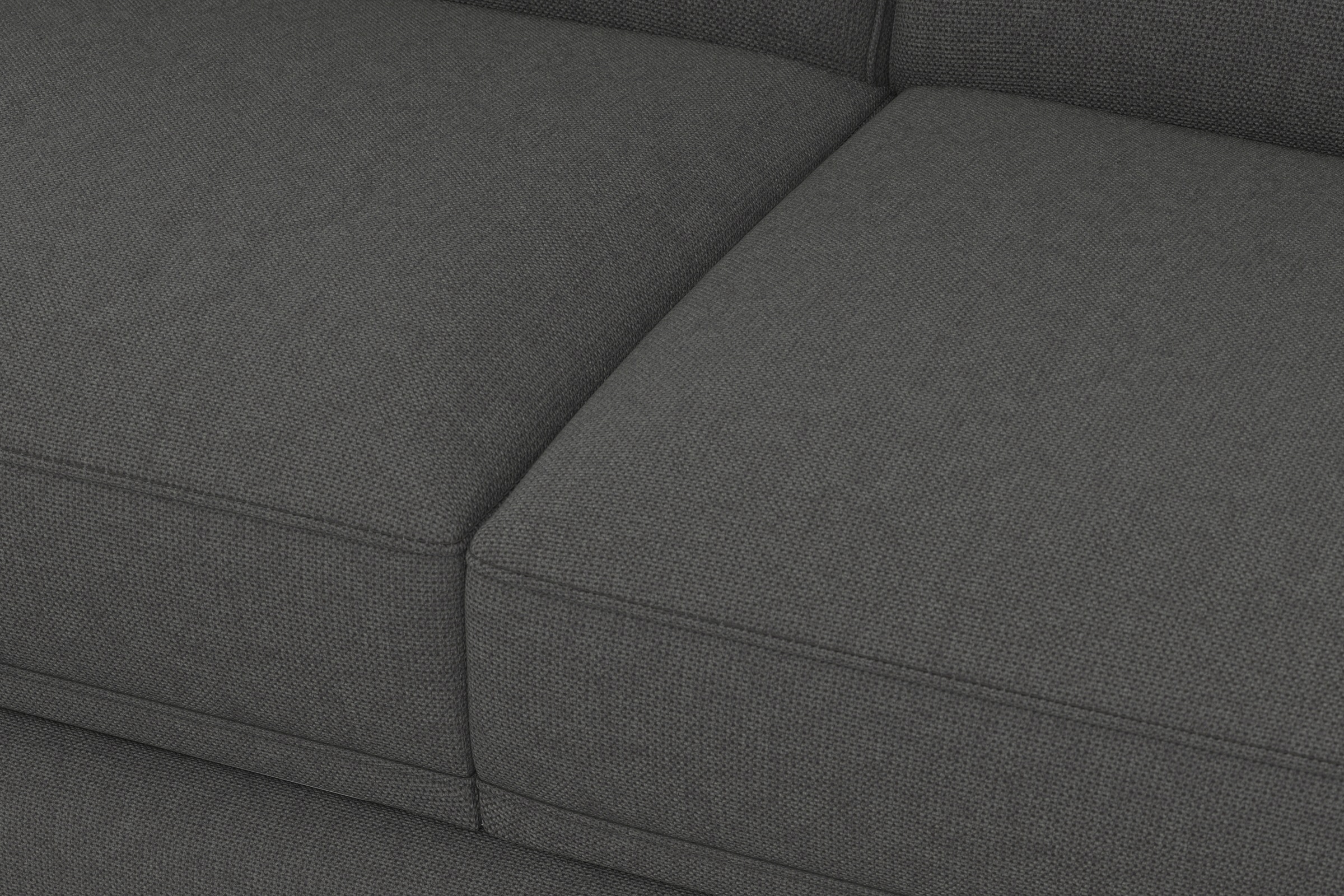 sit&more Ecksofa »Dundee L-Form«, mit Federkern und Edelstahlfüßen, wahlweise mit Kopfteilverstellung