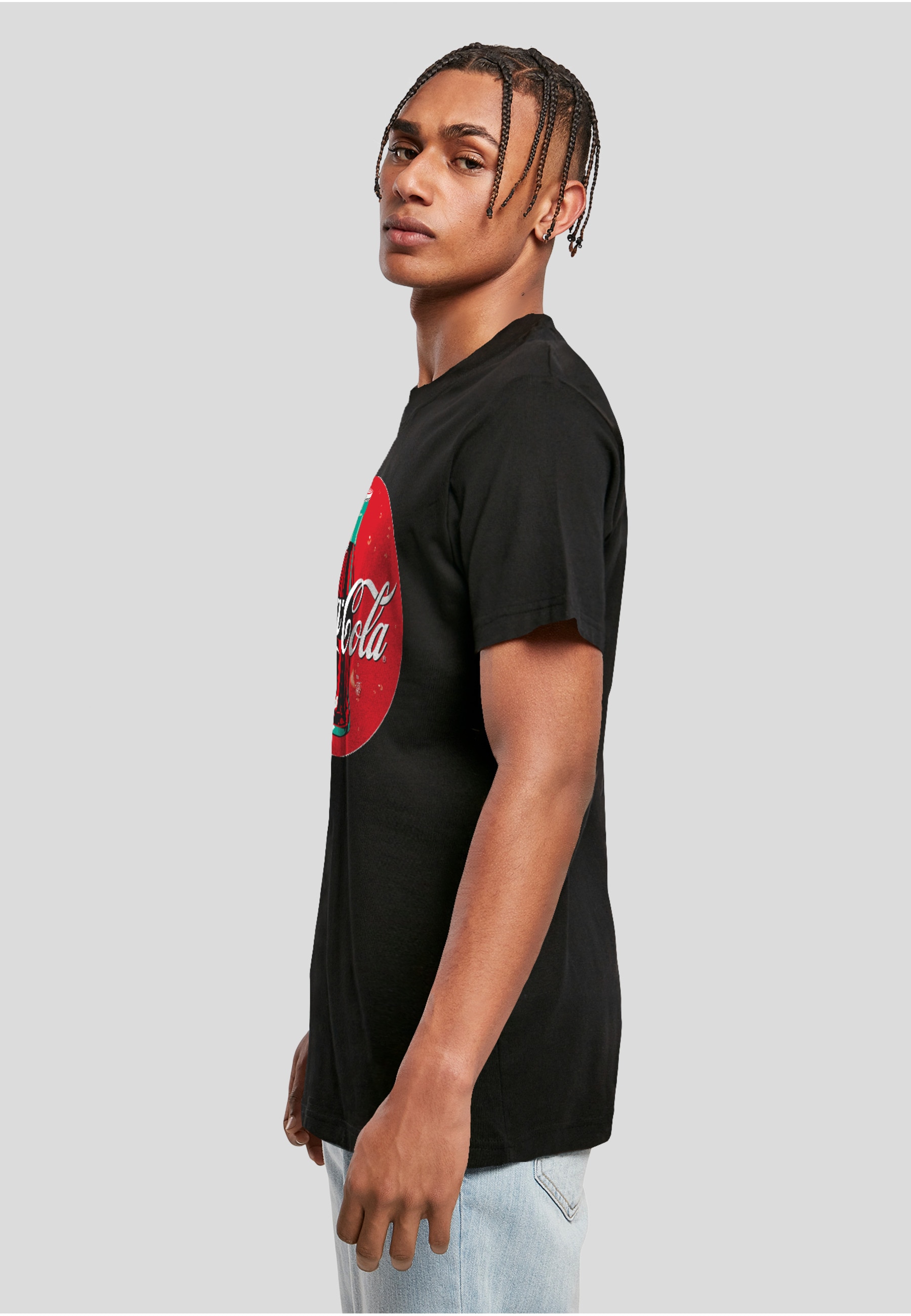 Merchcode T-Shirt »Merchcode Herren Coca Cola Bottle Logo Tee« 1 Stk.