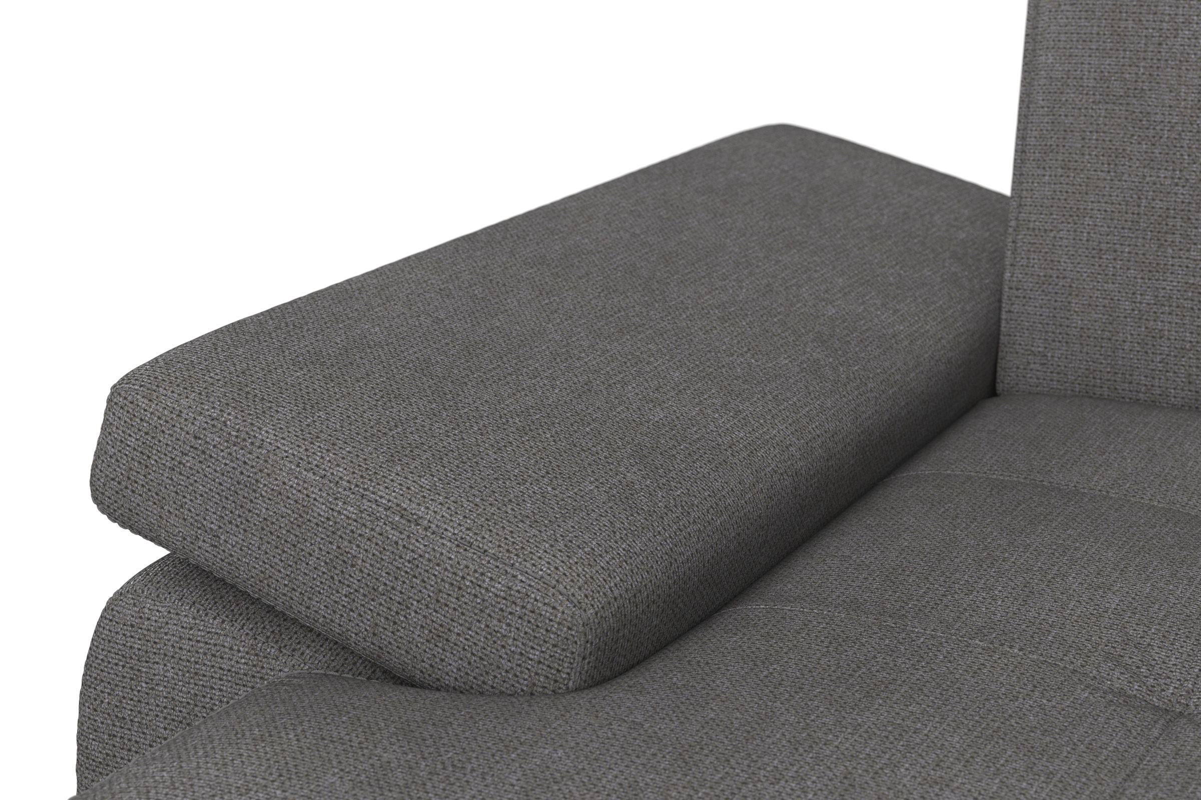 DOMO collection Wohnlandschaft »Capelo U-Form«, mit Armteilverstellung, wahlweise mit Bettfunktion, Federkern