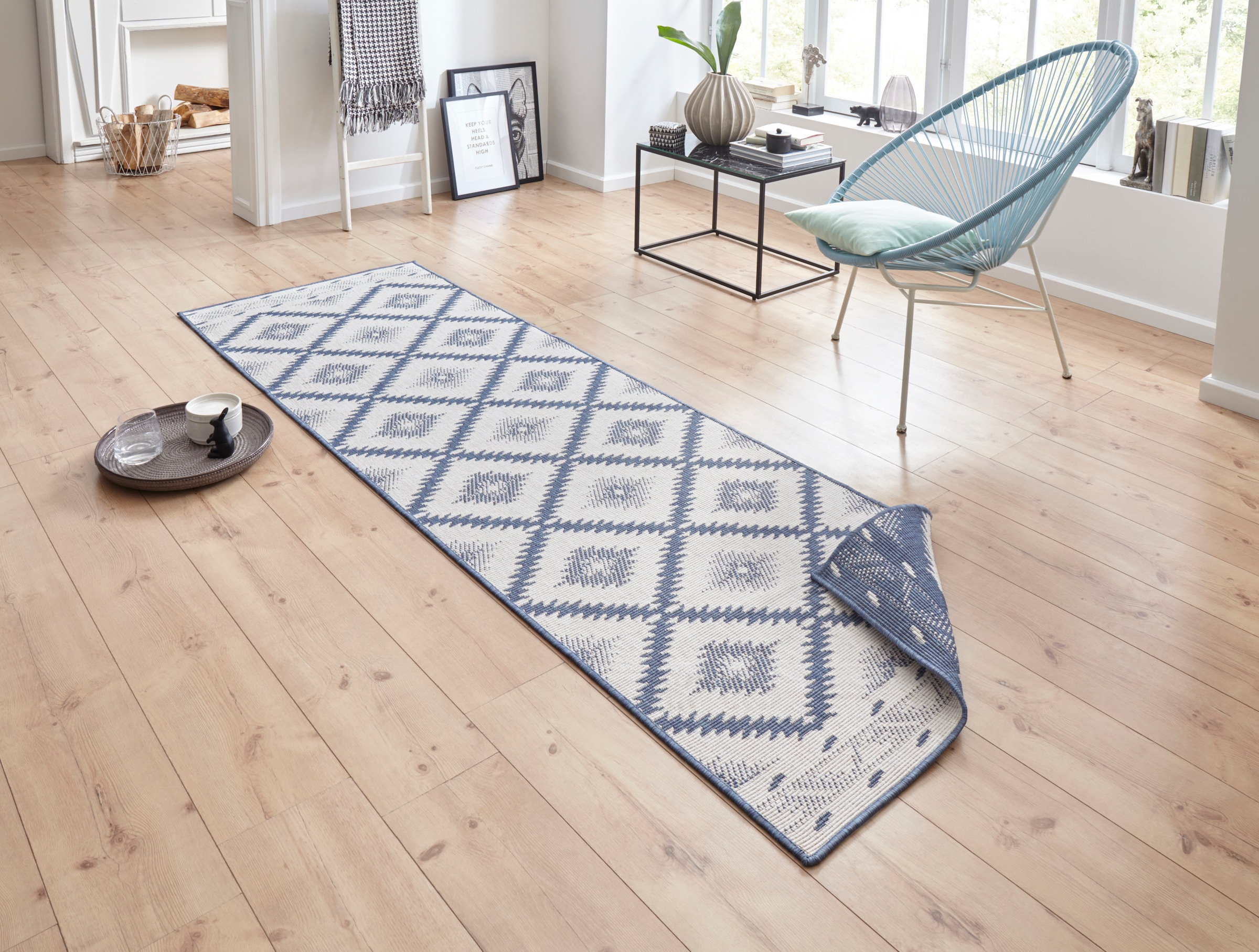 NORTHRUGS Teppich »Malibu Wendeteppich«, rechteckig, 5 mm Höhe, In-& Outdoo günstig online kaufen