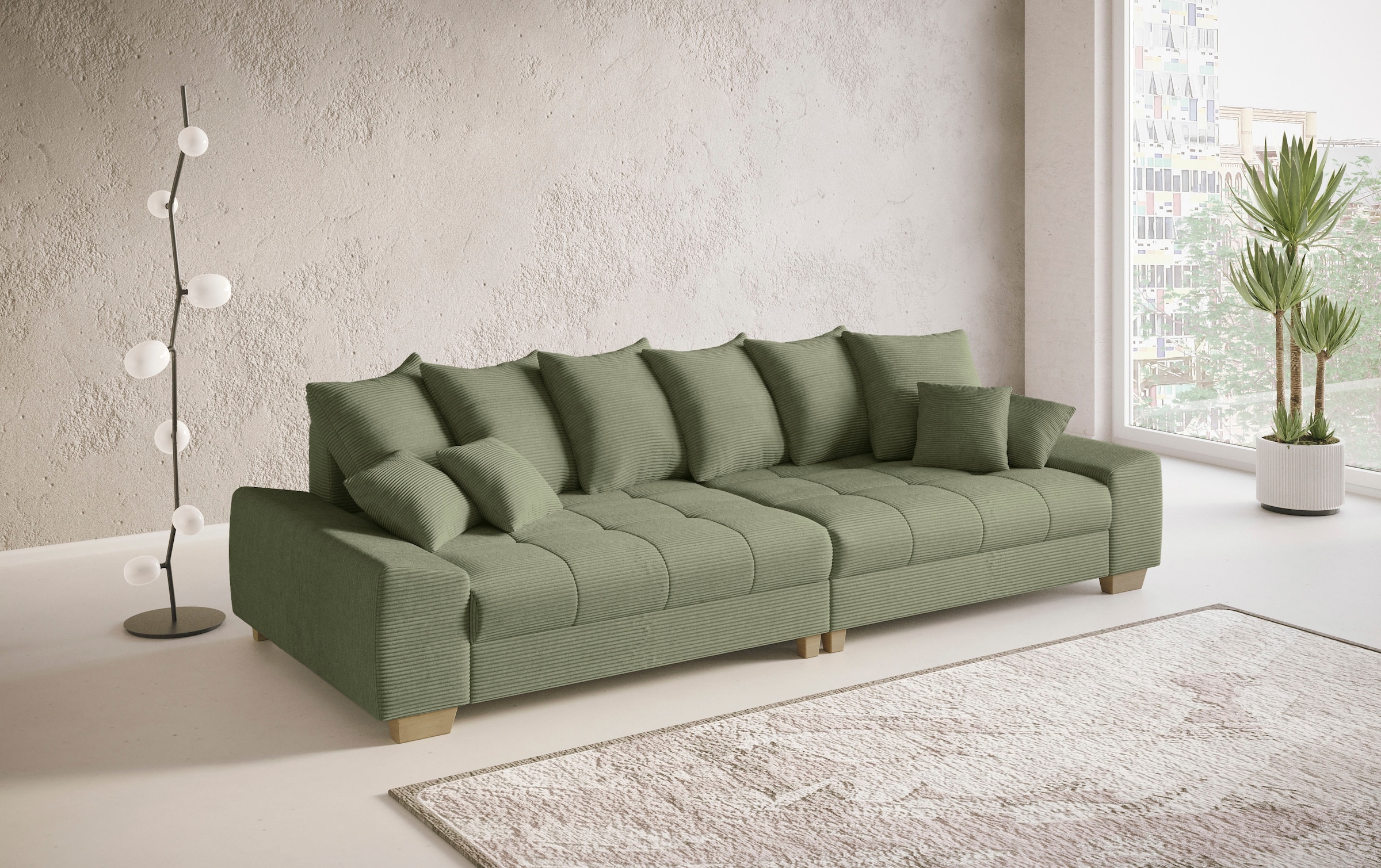 Mr. Couch Big-Sofa »Nikita II«, mit Kaltschaumpolsterung bis 140kg belastbar