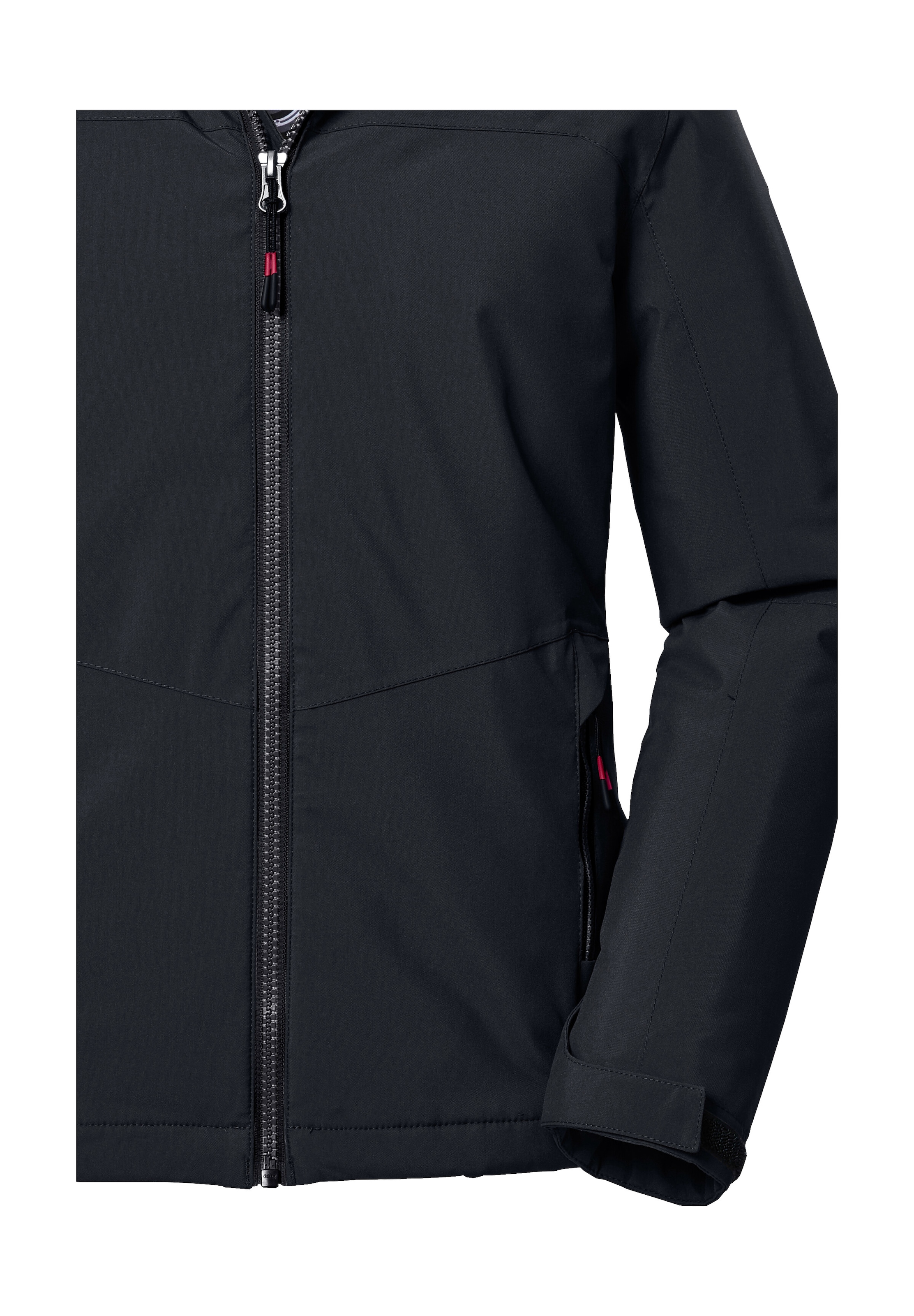 Killtec Funktionsjacke »KOW 352 GRLS JCKT«, Wasserdichte Mädchenjacke mit Kapuze, warmem Fleece und Kinnschutz