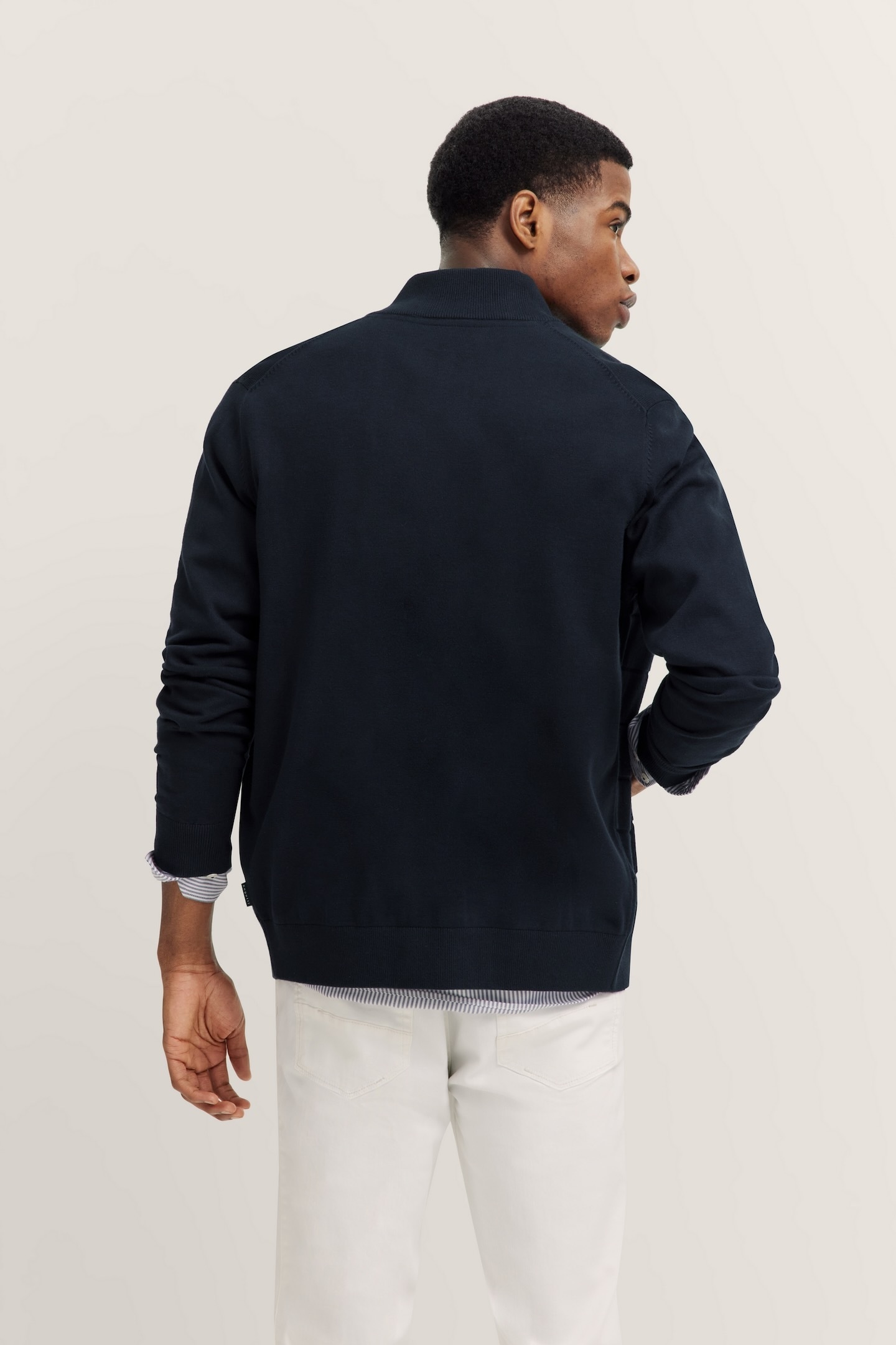 bugatti Strickjacke, mit Reißverschluss