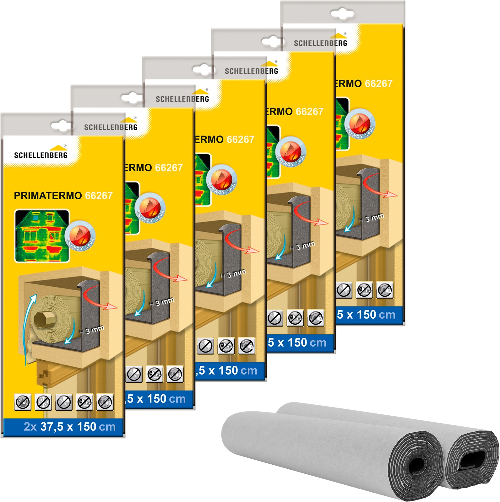 SCHELLENBERG Rollladenkastendämmung »energiespar Isolierung für Rollladen« günstig online kaufen