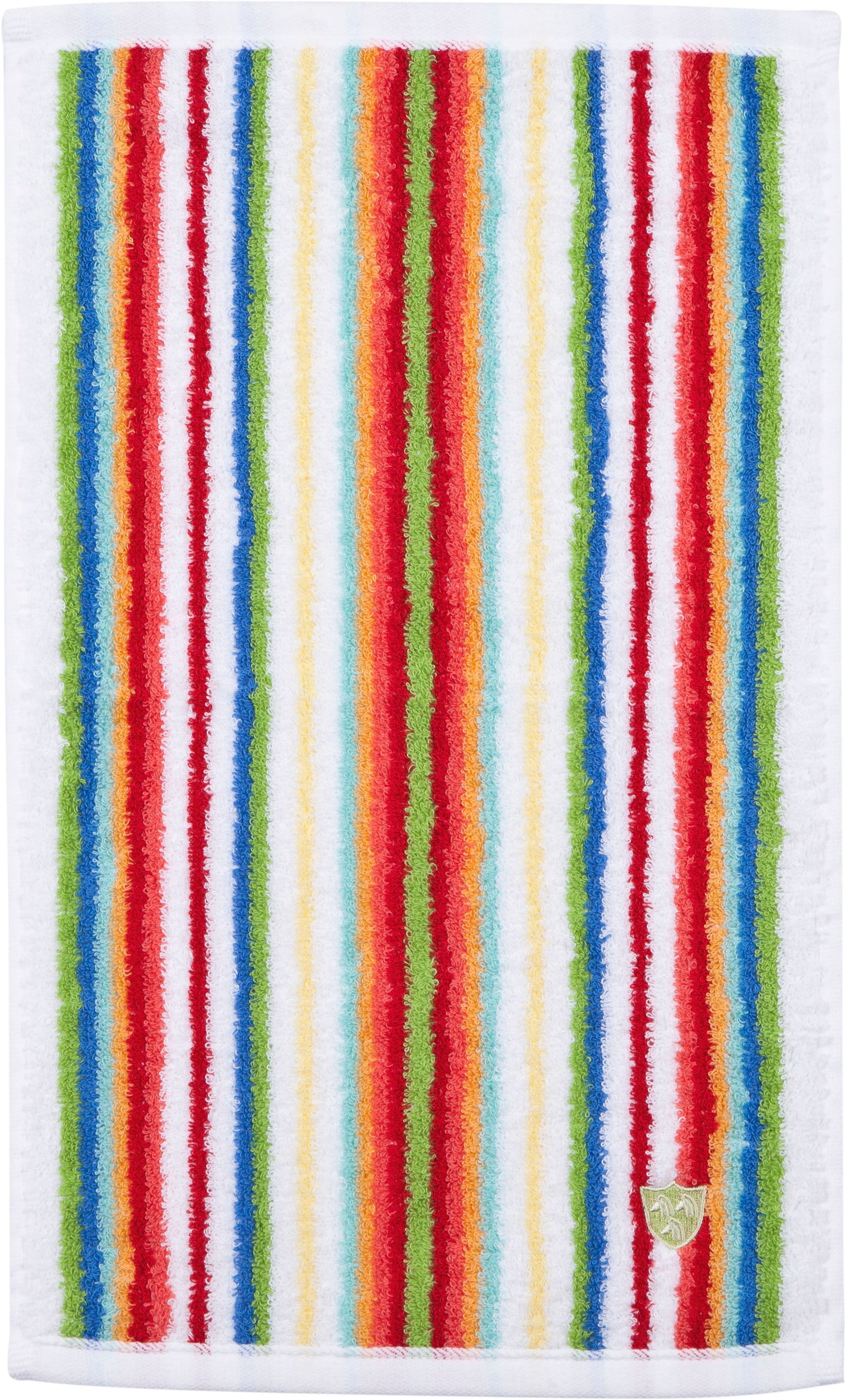 ROSS Gästehandtücher »Multicolor«, (6 St.), mit Streifen und gesticktem ROS günstig online kaufen