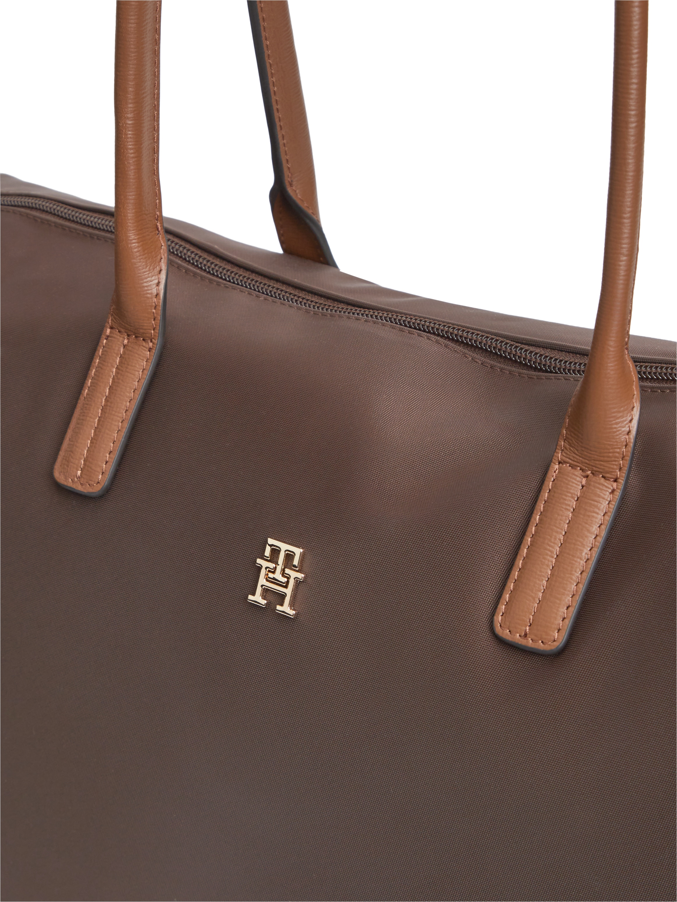 Tommy Hilfiger Handtasche »POPETTE MAXI TOTE« Damen Schultertasche mit TH-Logoemblem
