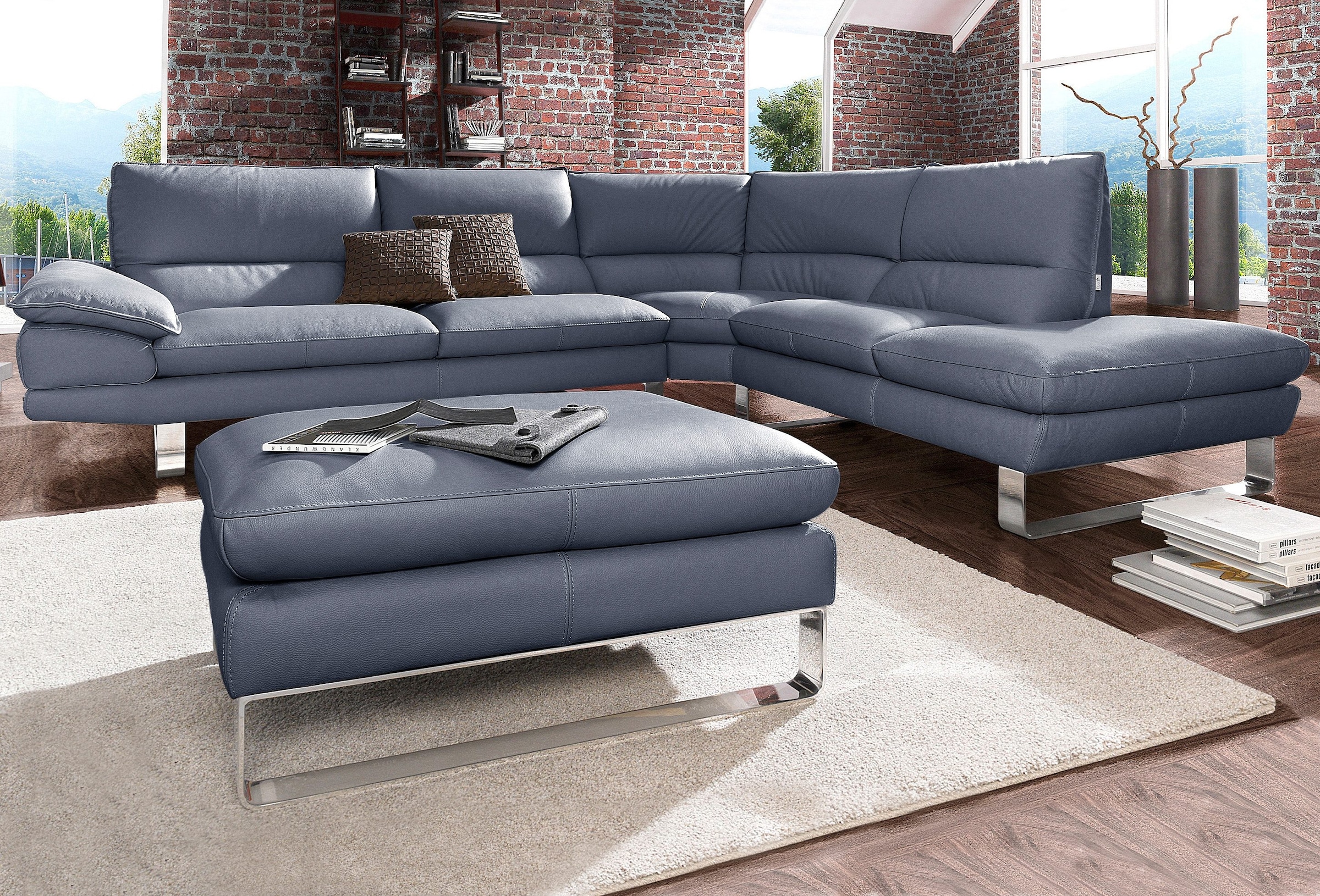 CALIA ITALIA Ecksofa »Dave, italienisches Designsofa mit erstklassigem Sitz günstig online kaufen