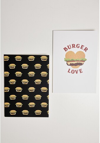 MisterTee Notizbuch »MisterTee Accessories Burger Love Exercise Book 2-Pack« kaufen