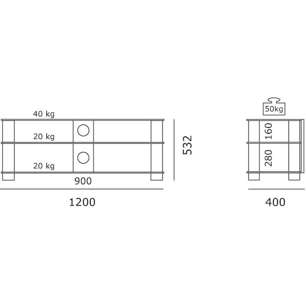 JUST by Spectral TV-Rack »just-racks TV1203«