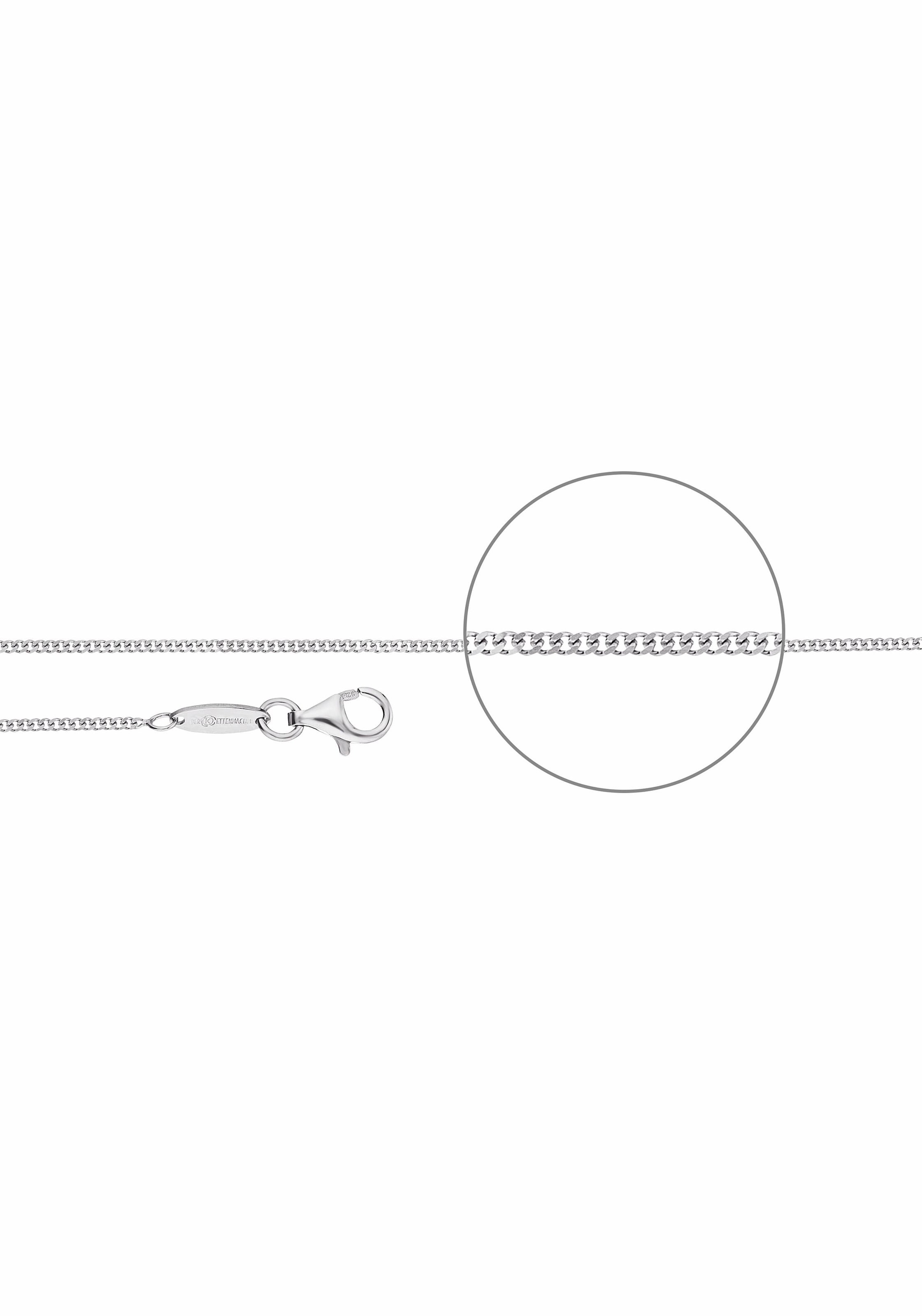 Bild von Der Kettenmacher Silberkette »Panzerkette diamantiert, ca. 1,2 mm breit, P1-S, P1-G«
