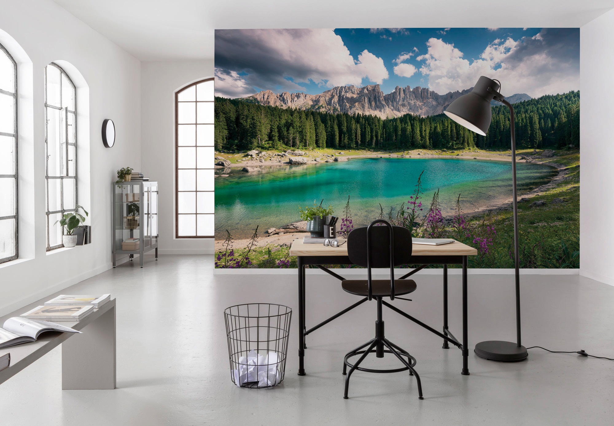 Komar Vliestapete »Digitaldruck Vlies -  Dolomitenjuwel - Größe 450 x 280 cm« bedruckt glatt Wohnzimmer, Schlafzimmer
