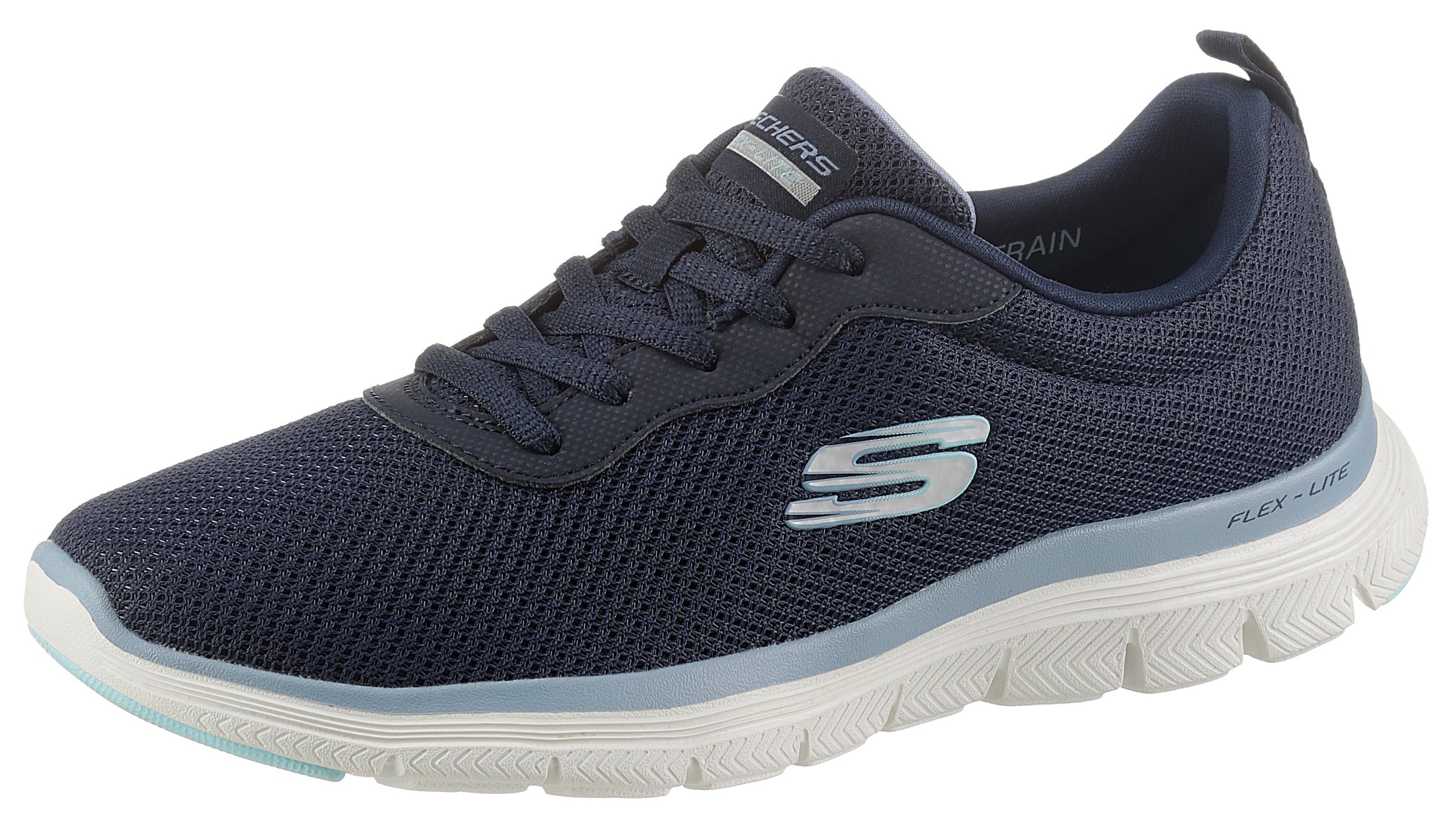 Skechers Sneaker »FLEX APPEAL 4.0 BRILLINAT VIEW«, Freizeitschuh, Halbschuh, Schnürschuh mit Air Cooled Memory Foam
