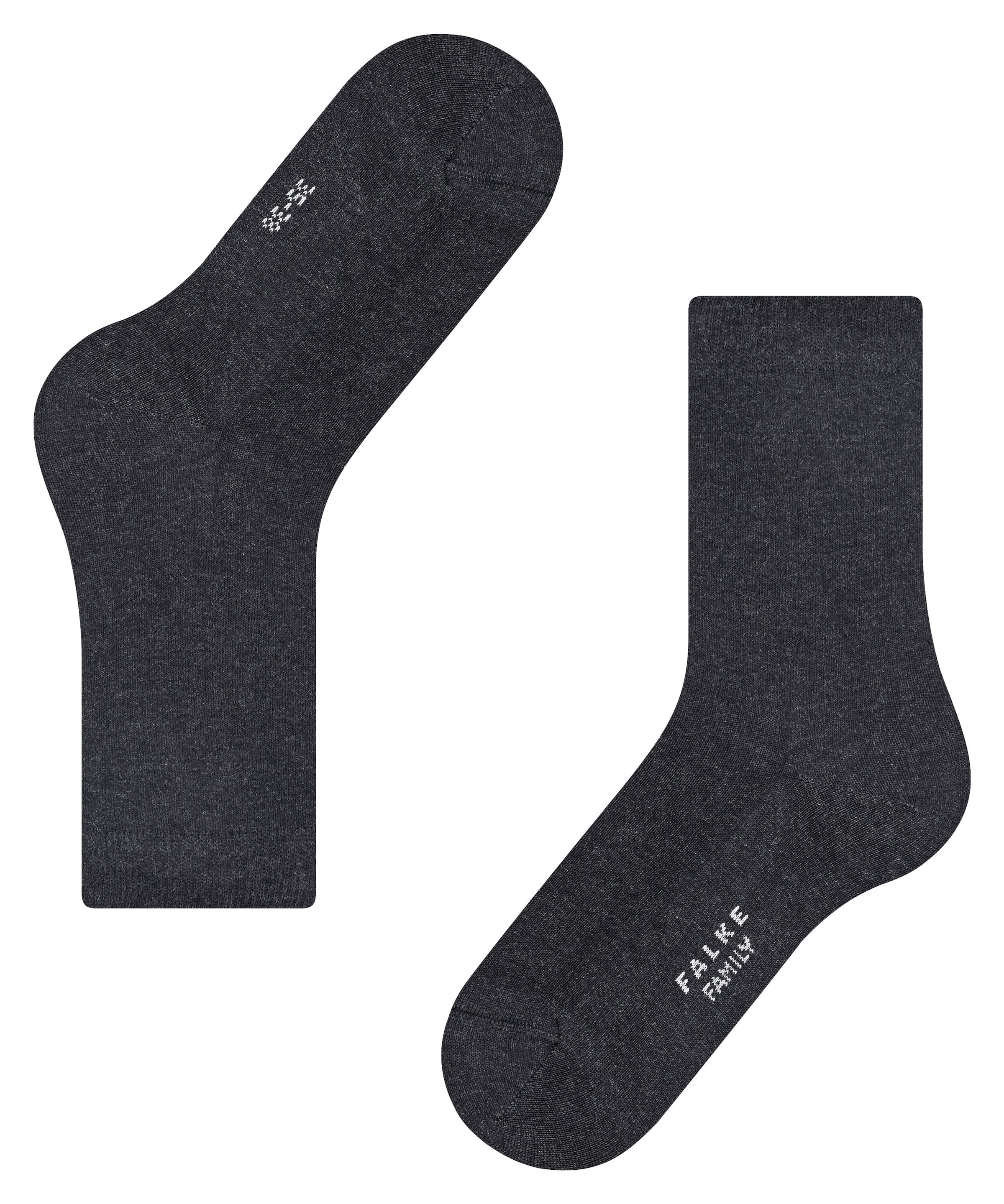FALKE Socken »Family« für Erwachsene, einfarbig, aus Baumwolle, mit flacher Zehennaht