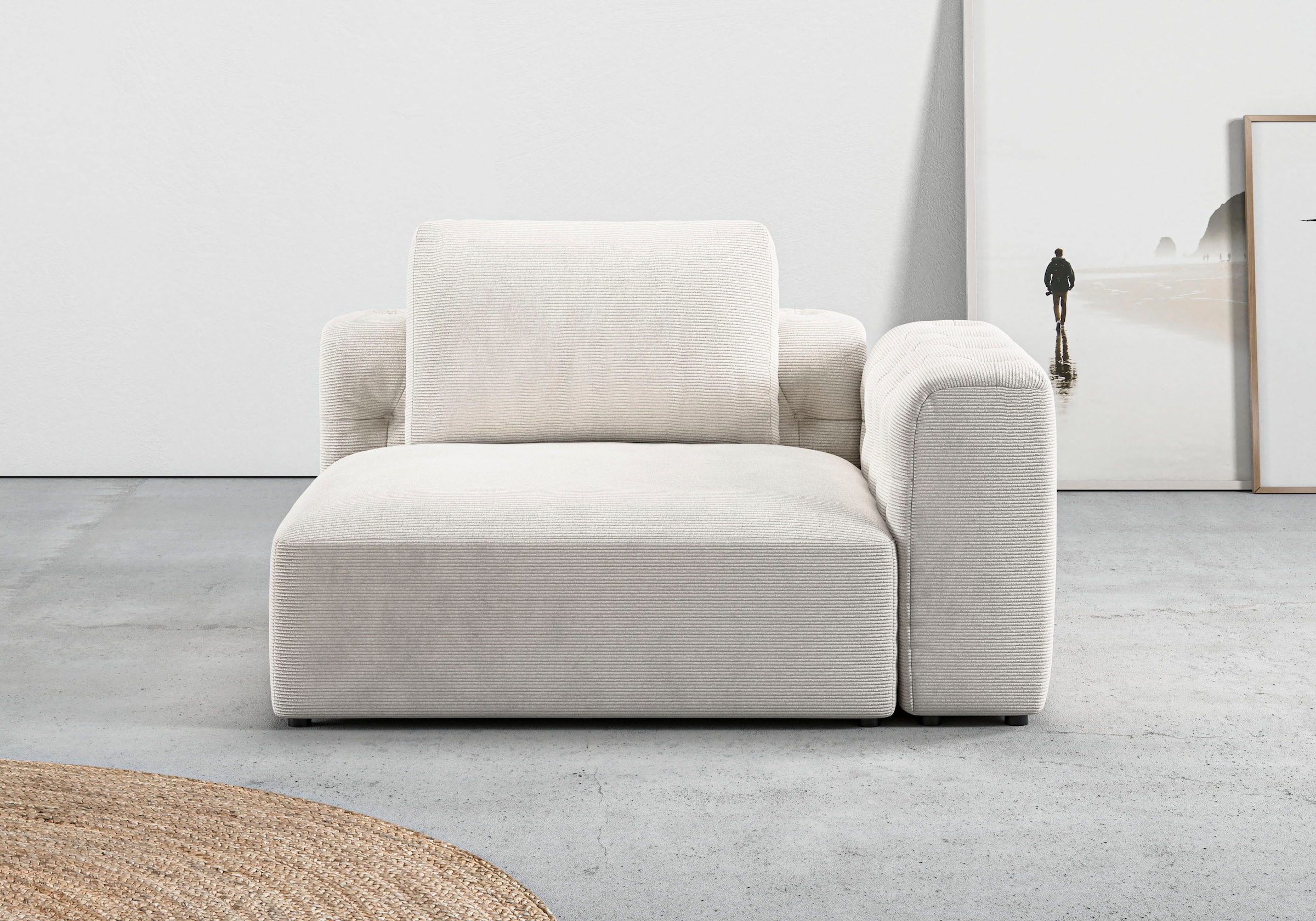 RAUM.ID 1,5-Sitzer »Cushid«, Modul-Eckteil, auch einzeln stellbar, Breite 1 günstig online kaufen