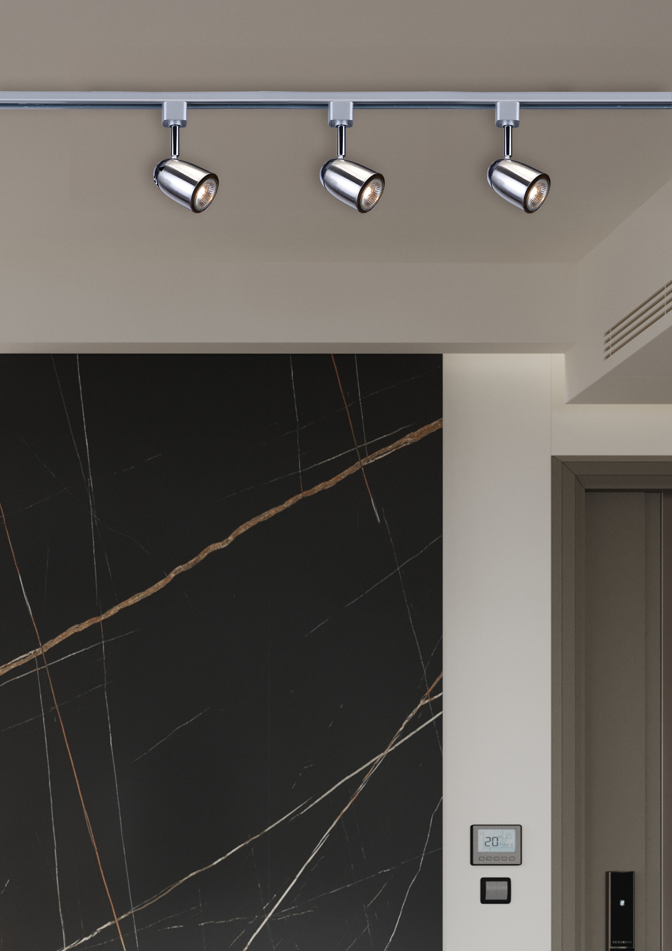 Searchlight LED Deckenspots »Track & Spot 3 LED's - Metall« GU10 1 Stk.