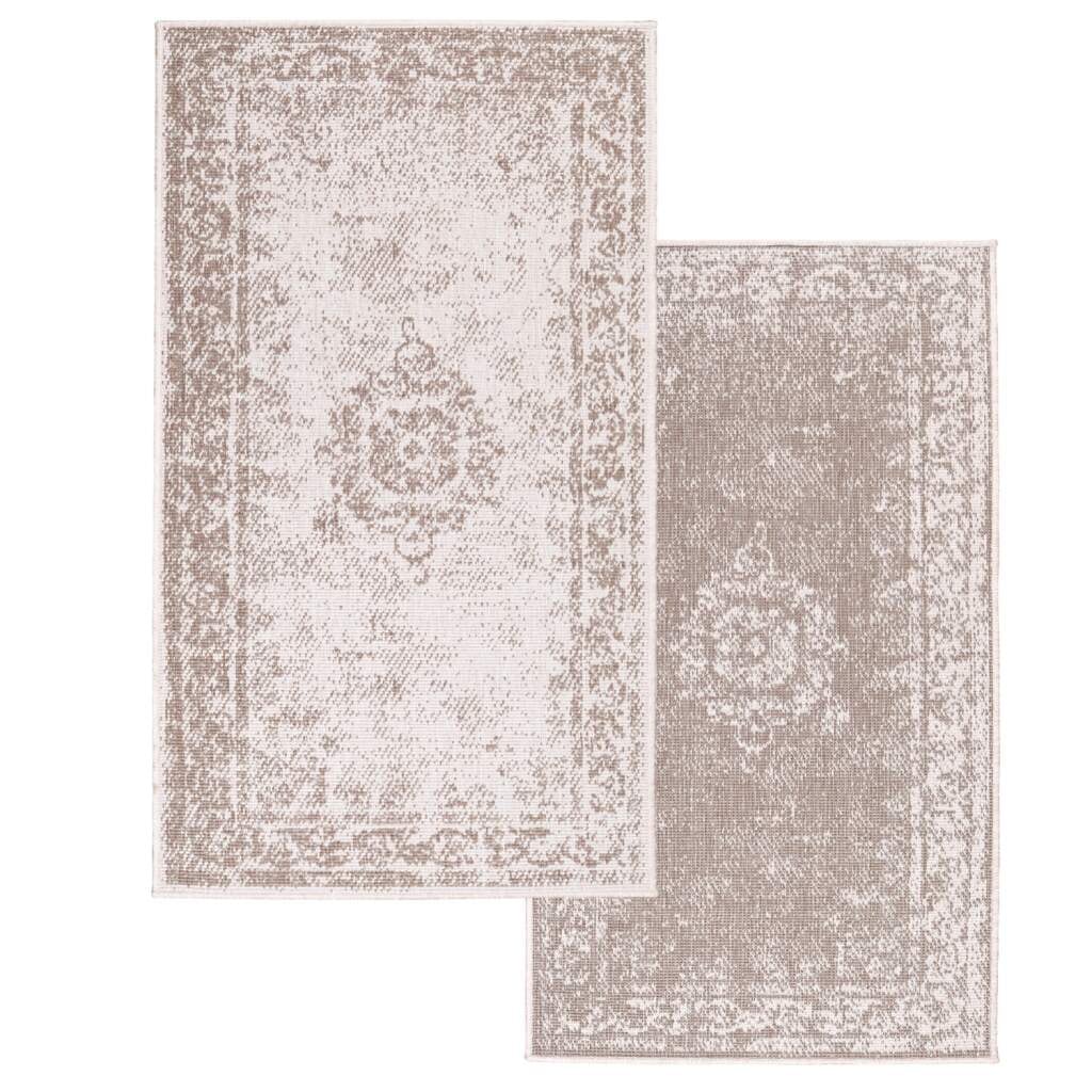 Carpet City Outdoorteppich »DUO RUG 5577«, rechteckig, 5 mm Höhe, Wendeteppich Wetterfest In- & Outdoor, Balkon, Terrasse, Wohnzimmer