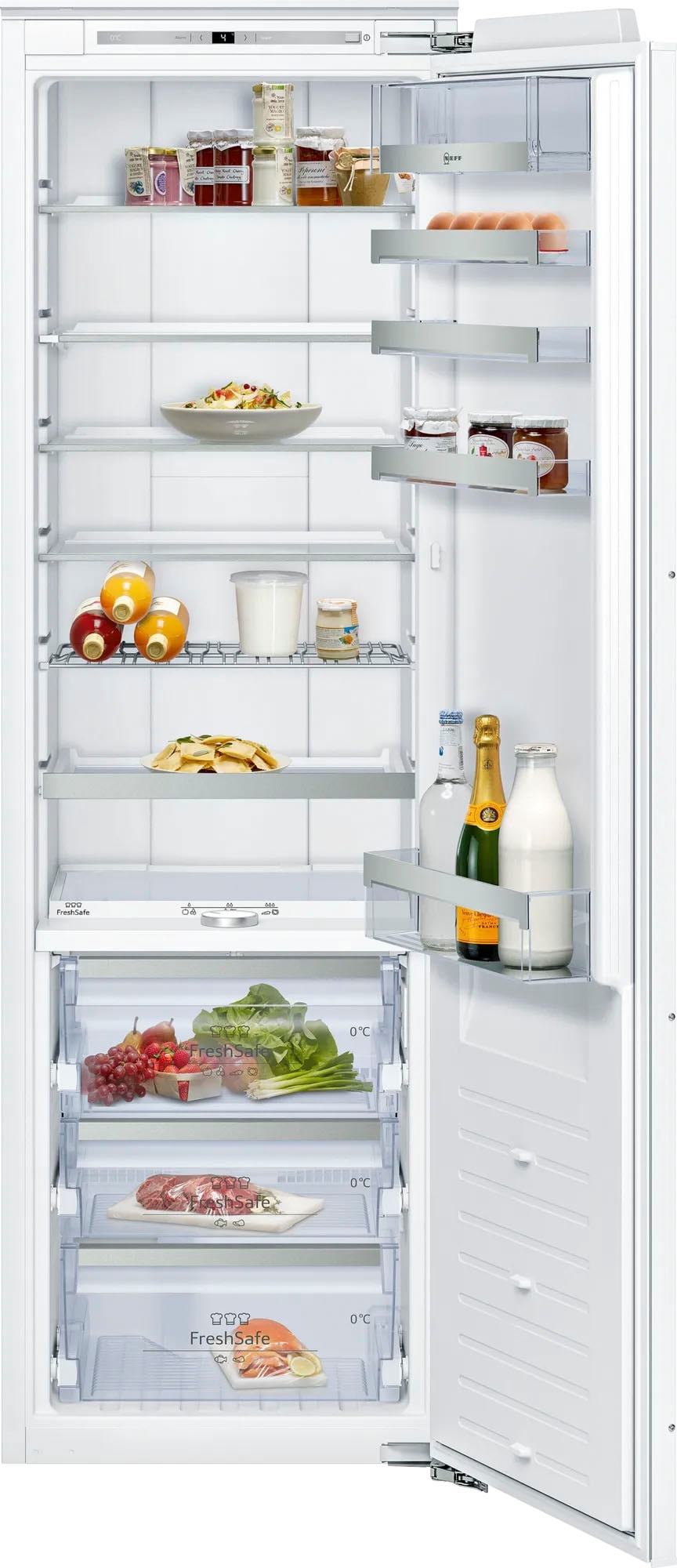 Einbaukühlschrank »KI8813FE0«, KI8813FE0, 177,2 cm hoch, 56 cm breit, Fresh Safe 3:...