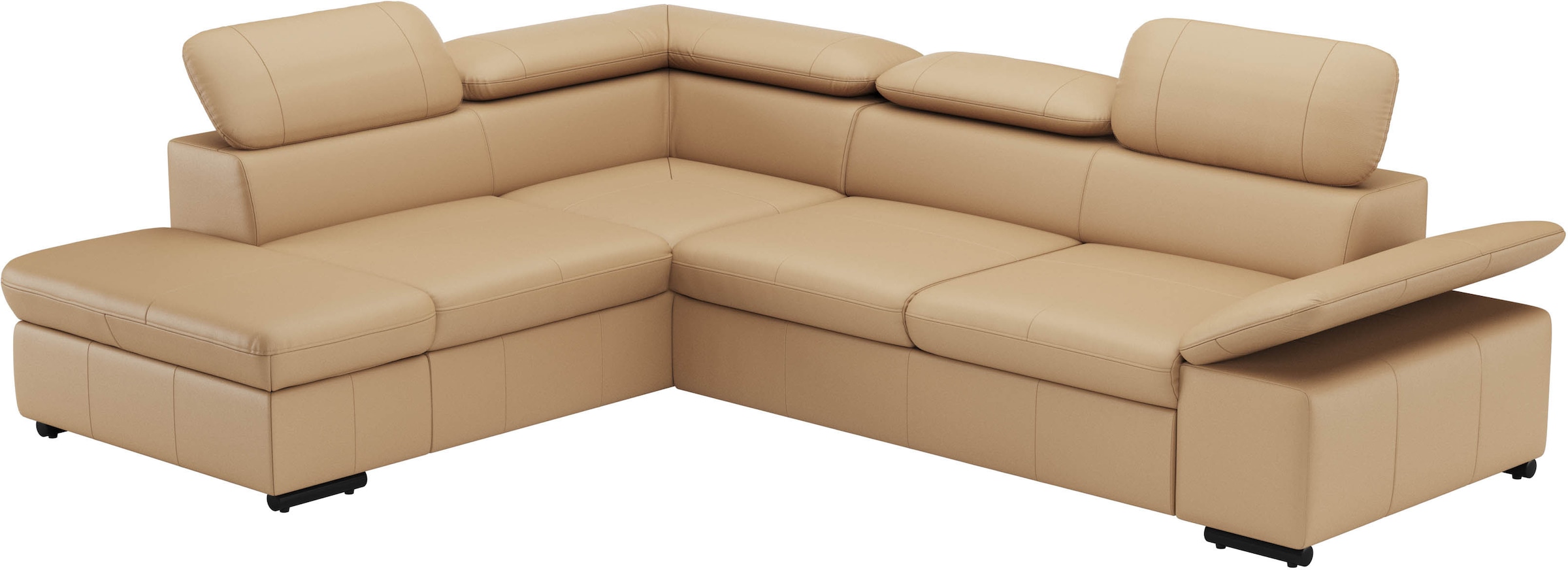 sit&more Ecksofa »Alcudia L-Form«, mit Armteilverstellung, optional Kopfteilverstellung und Bettfunktion