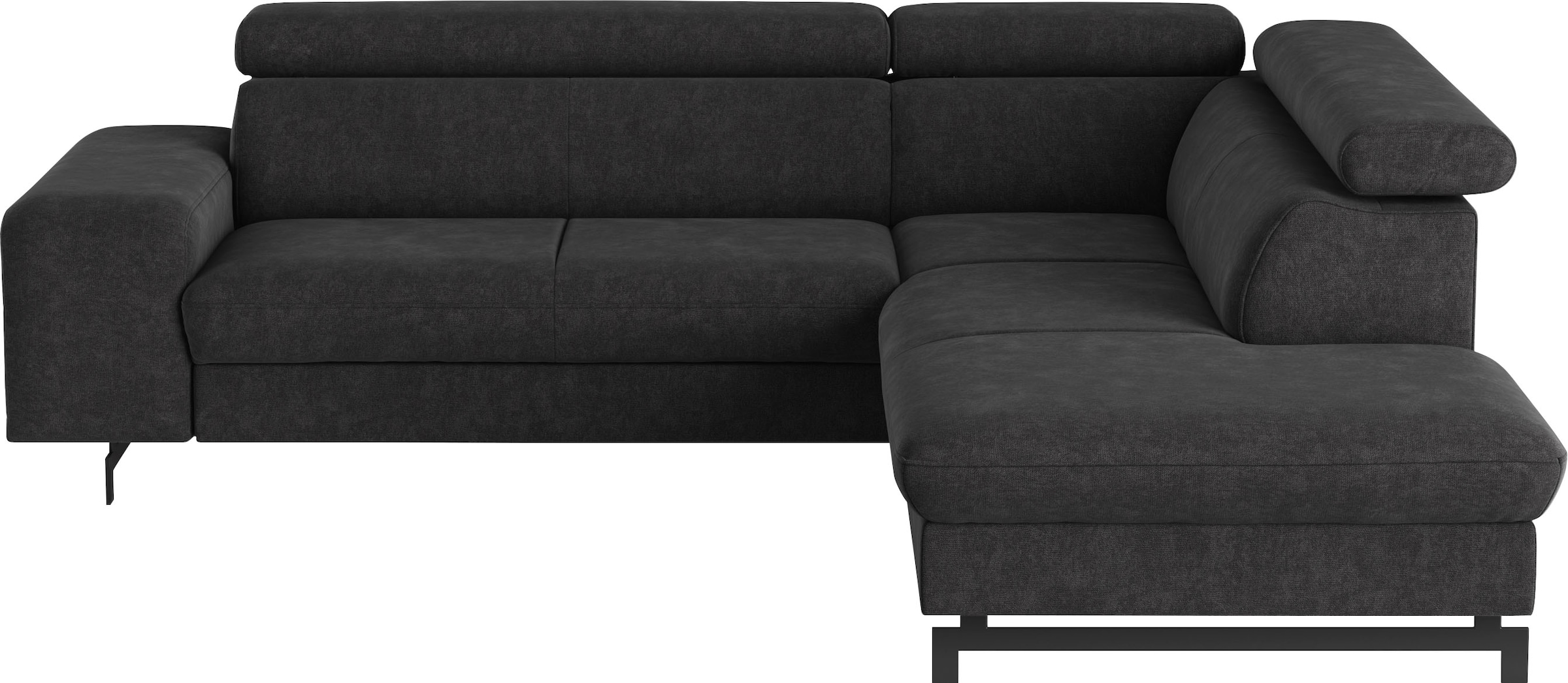COTTA Ecksofa »Emma L-Form«, mit Kopfteilverstellung, wahlweise mit Bettfunktion & Bettkasten