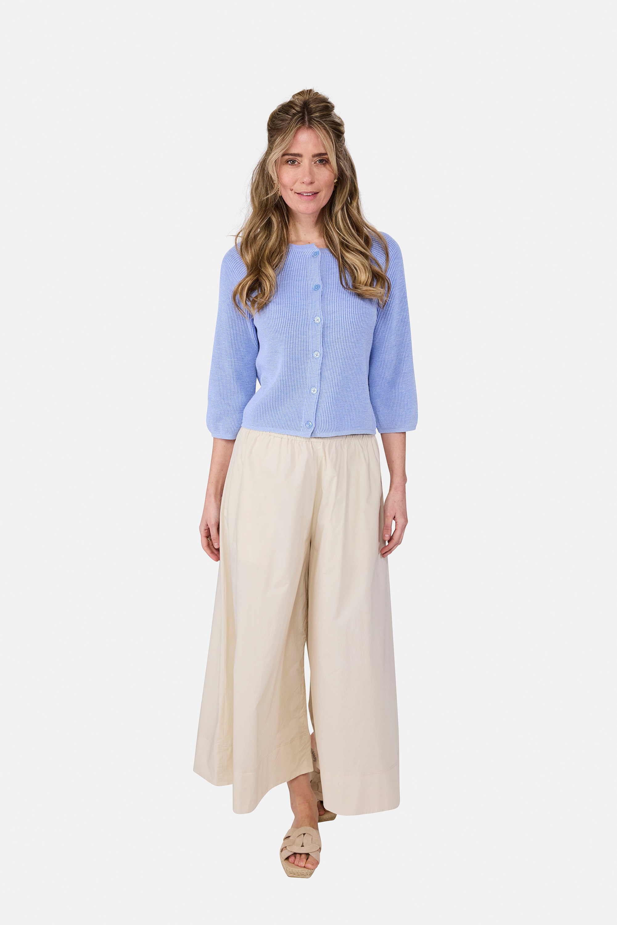 Lieblingsstück Strickjacke »AitanaL« mit Baumwolle und Leinen