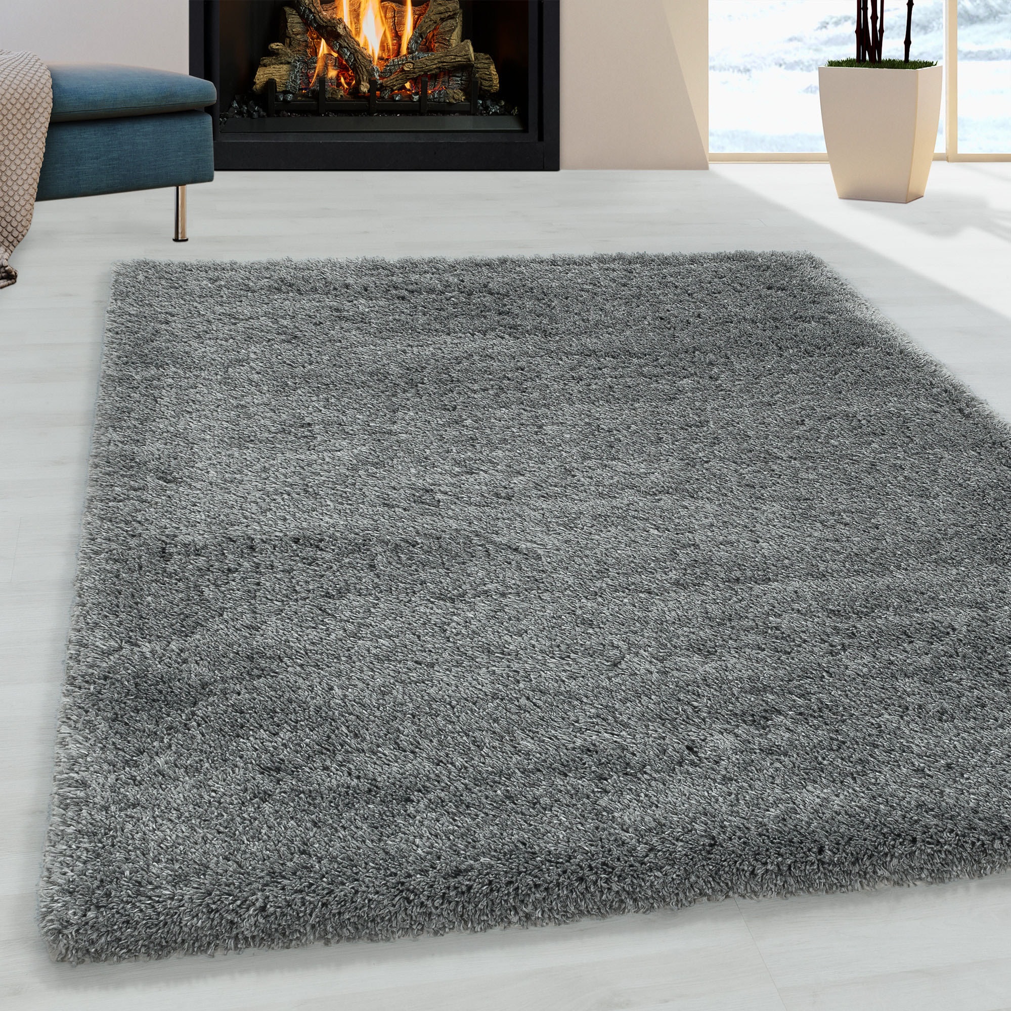 Ayyildiz Teppiche Hochflor-Teppich »FLUFFY 3500«, rechteckig, 50 mm Höhe, L günstig online kaufen
