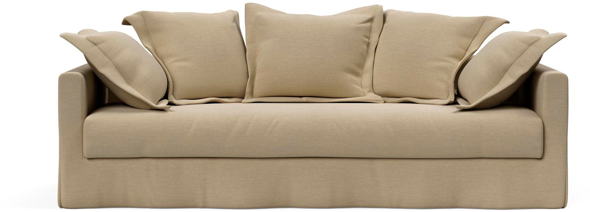 INNOVATION LIVING ™ Schlafsofa »PASCALA Bettsofa der Extraklasse, Kuschelkomfort mit tollen Kissen,«, mit Taschenfederkernmatratze, Liegefläche Breite 140 cm