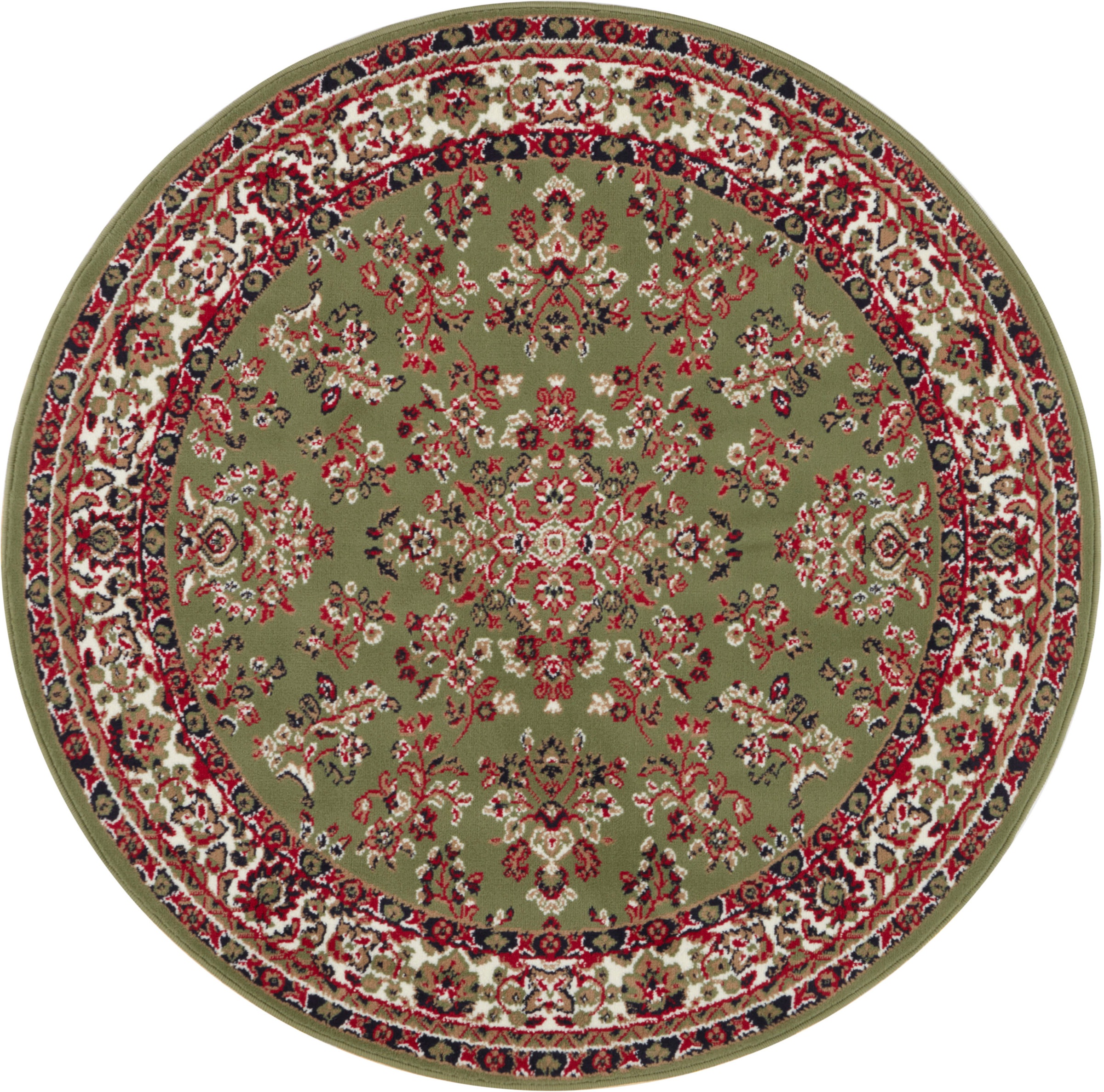 HANSE Home Teppich »Halton«, rund, 8 mm Höhe, Kurzflor, Orient Optik, mit B günstig online kaufen