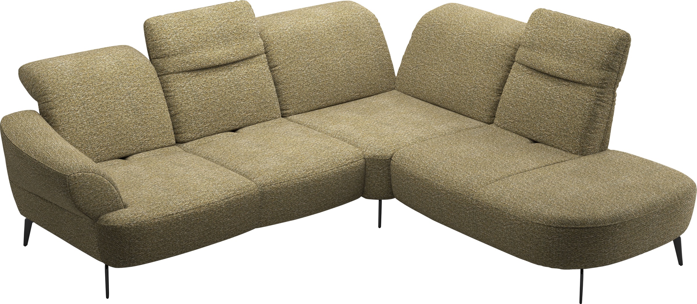 sit&more Ecksofa »Dance«, inkl.System Click&Seat und Sitztiefenverstellung