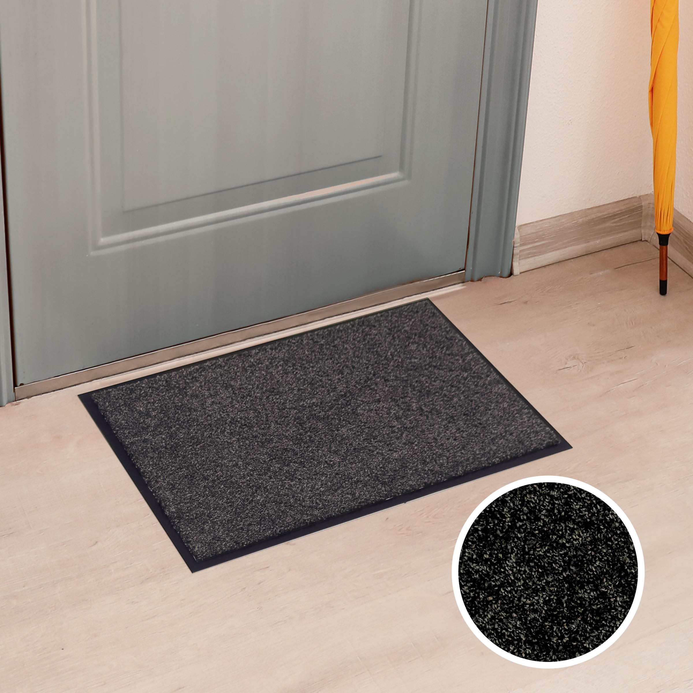 OTTO home Fußmatte »Vianne, Schmutzfangmatte Indoor, für Hausflur und Eingangsbereiche« rechteckig 10 mm Höhe Eingangsmatte, rutschfeste Unterseite, meliert, waschbar