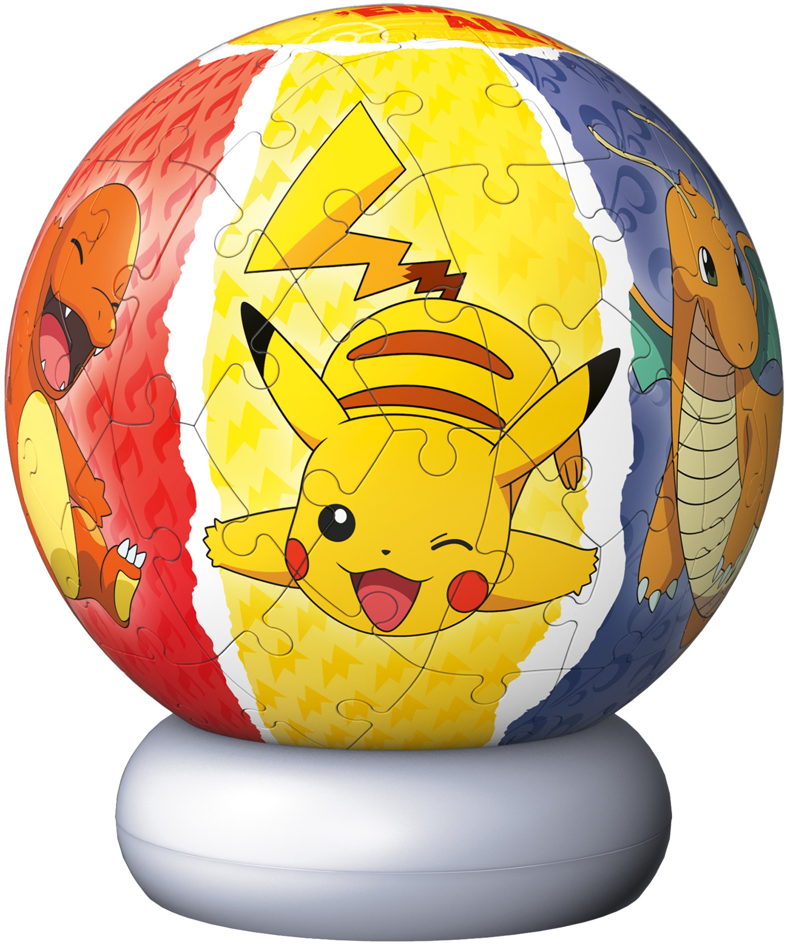 Ravensburger Puzzleball »Nachtlicht Pokémon« beleuchtet