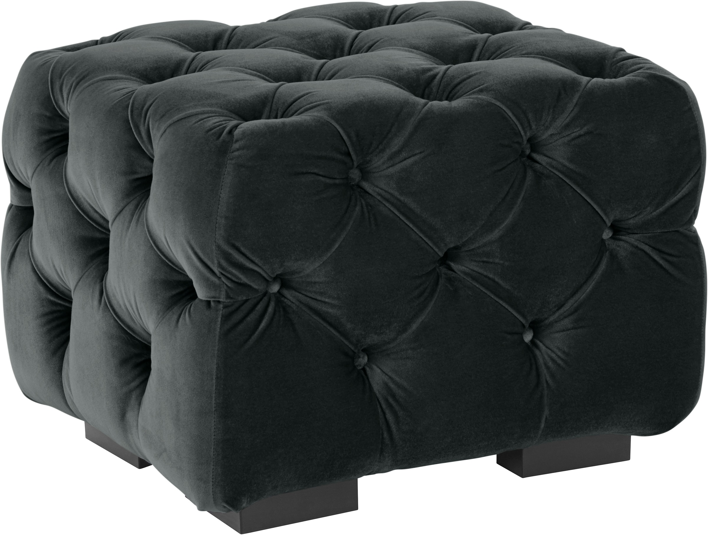 Guido Maria Kretschmer Home&Living Polsterhocker »Kalina«, mit klassischer Chesterfield-Knopfheftung, passend zur Serie "Kalina"