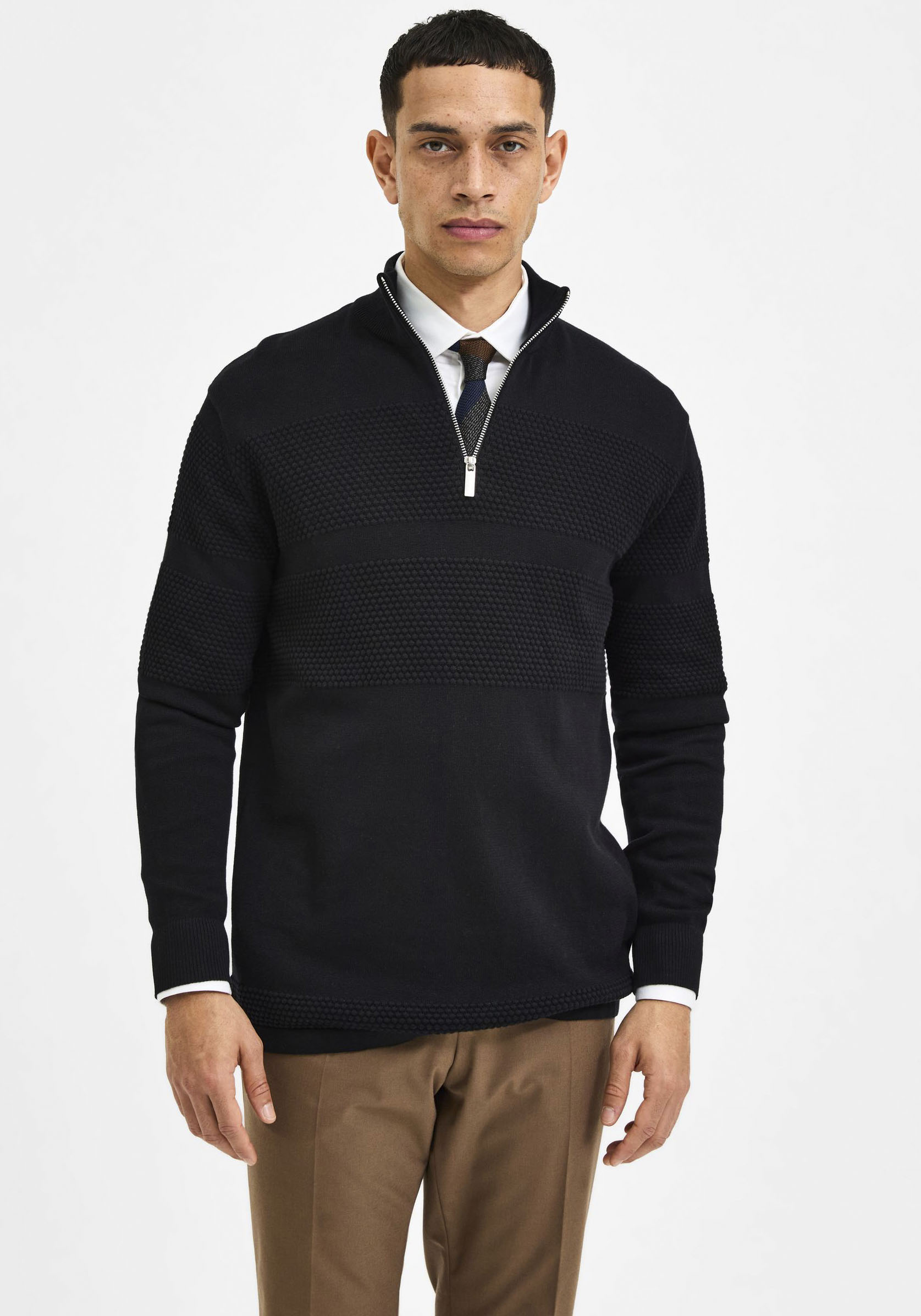 Troyer »MAINE KNIT HALF ZIP«