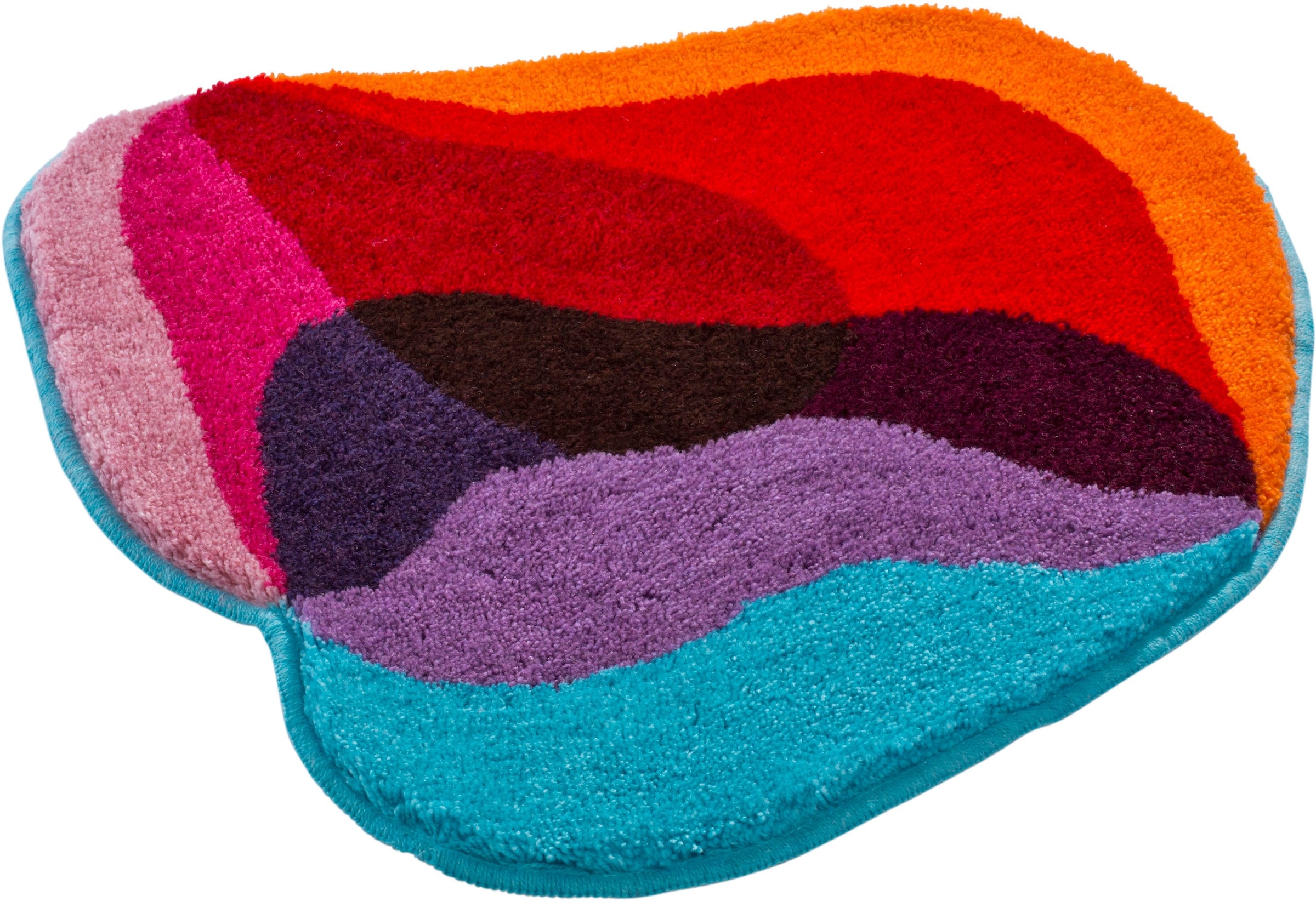 Grund Badematte »KARIM RASHID CONCEPT 21«, rutschhemmend beschichtet, fußbodenheizungsgeeignet, bunte Badematte mit abstraktem Design