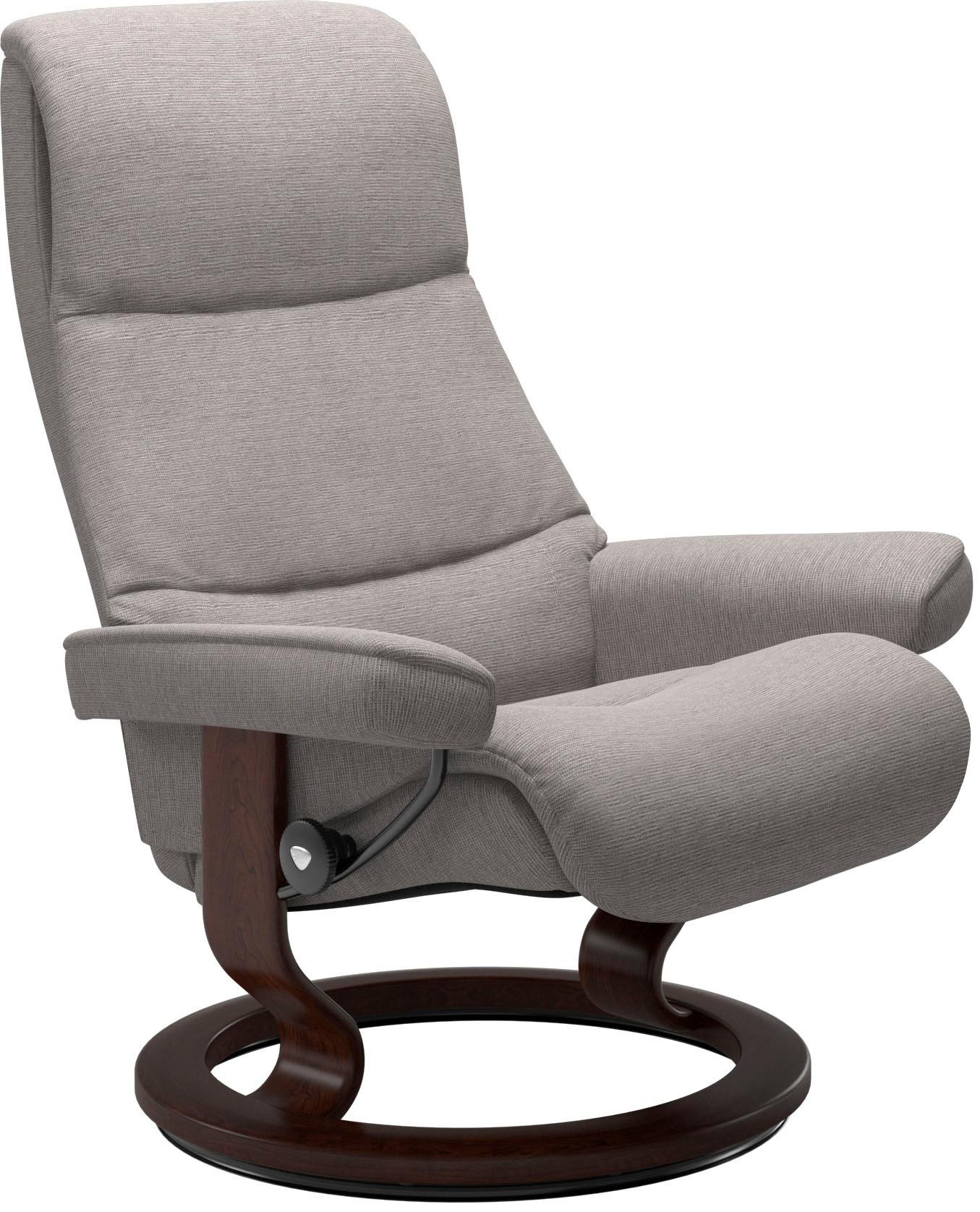 Stressless Relaxsessel "View", mit Classic Base, Größe M,Gestell Braun günstig online kaufen