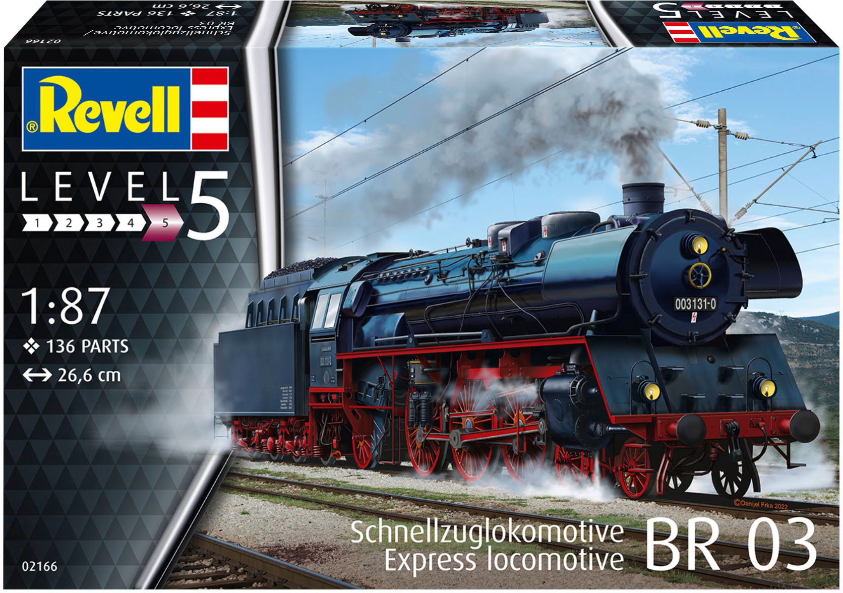 Revell® Modellbausatz »H0 Schnellzuglokomotive BR03« 1:87 Made in Europe