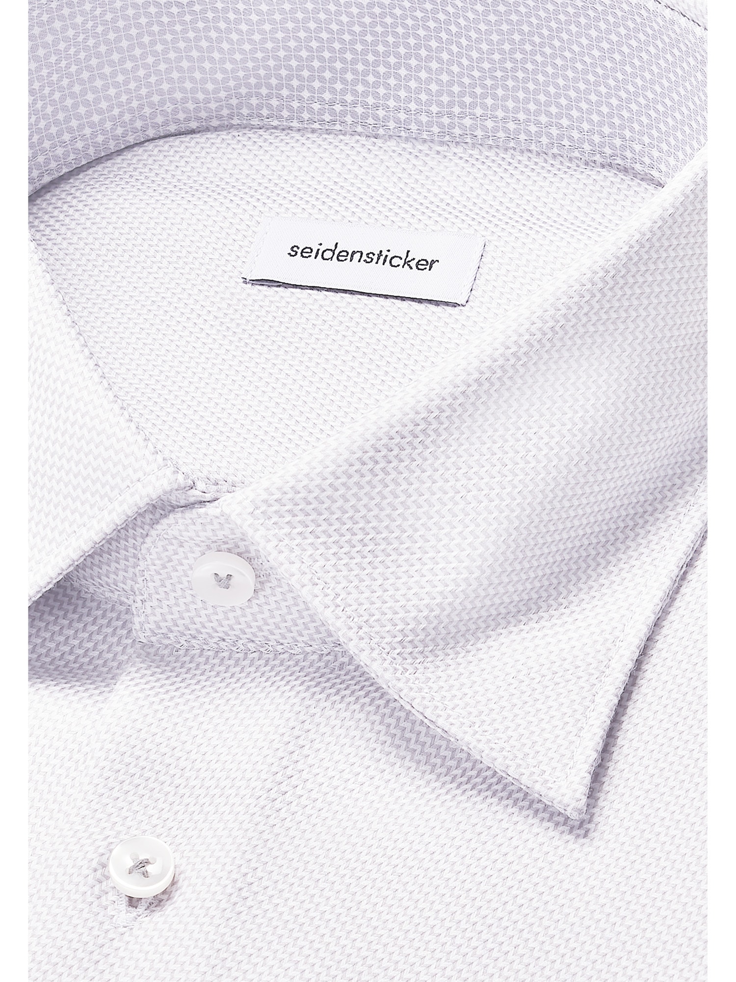 seidensticker Businesshemd »Schwarze Rose«, Regular 1/1 Covered-Button-Down-Kragen Struktur