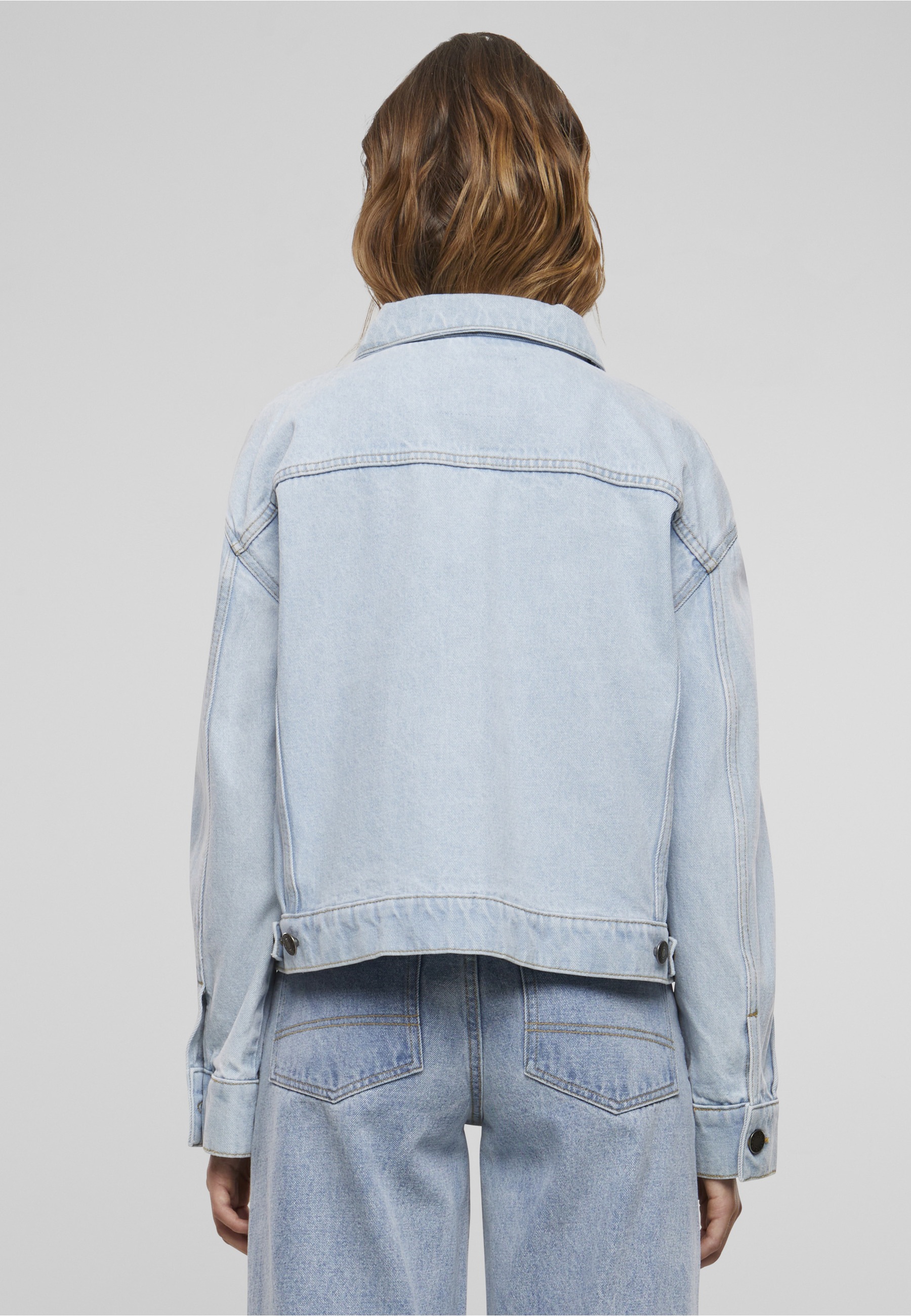 URBAN CLASSICS Jeansjacke »Urban Classics Ladies 80‘s Oversized Denim Jacket« 1 Stk. tlg. ohne Kapuze