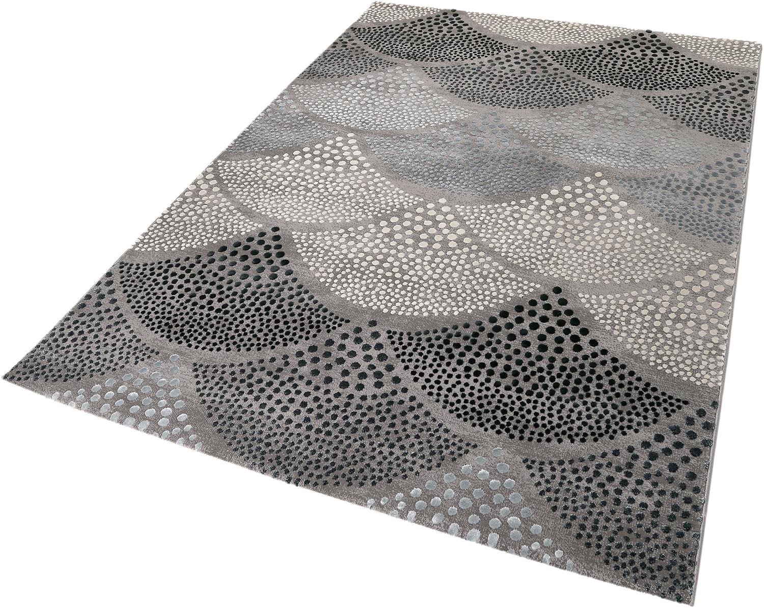 Teppich „Chimera 2.0“, rechteckig, Wohnzimmer petrol 12 mm B/L: 133 cm x 200 cm – 12 mm